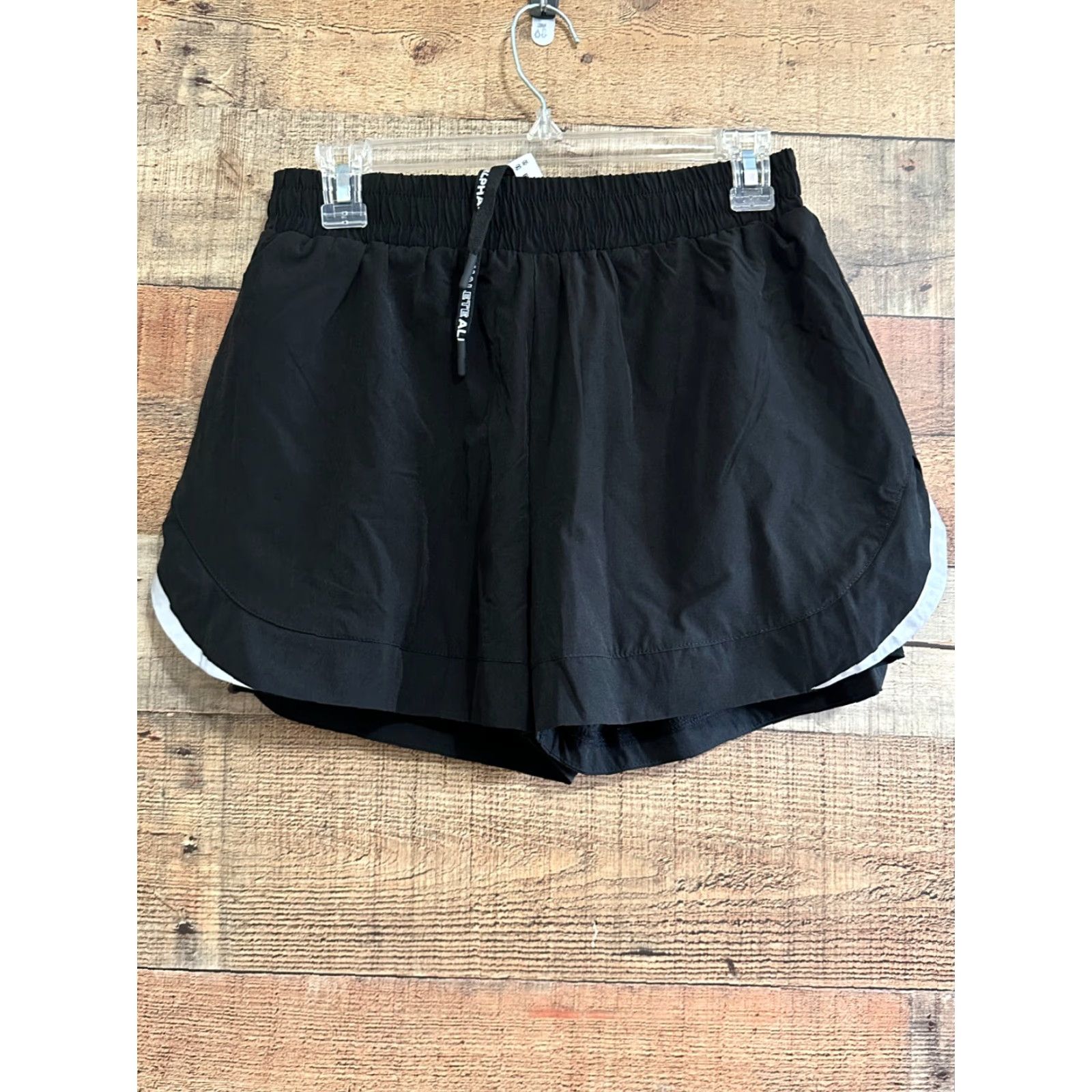 Vintage Infinity Pull Men Athletic Shorts Medium Black with Pockets Sports Cross Training Gym Running Size US 31 - 2 Thumbnail