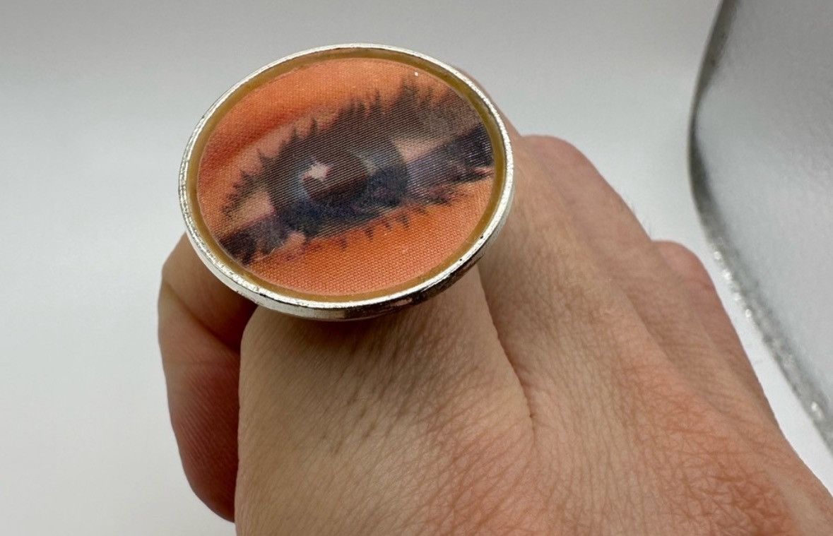 Flight Club Tyler Durden Eye Wink Ring- RARE Size ONE SIZE - 7 Thumbnail
