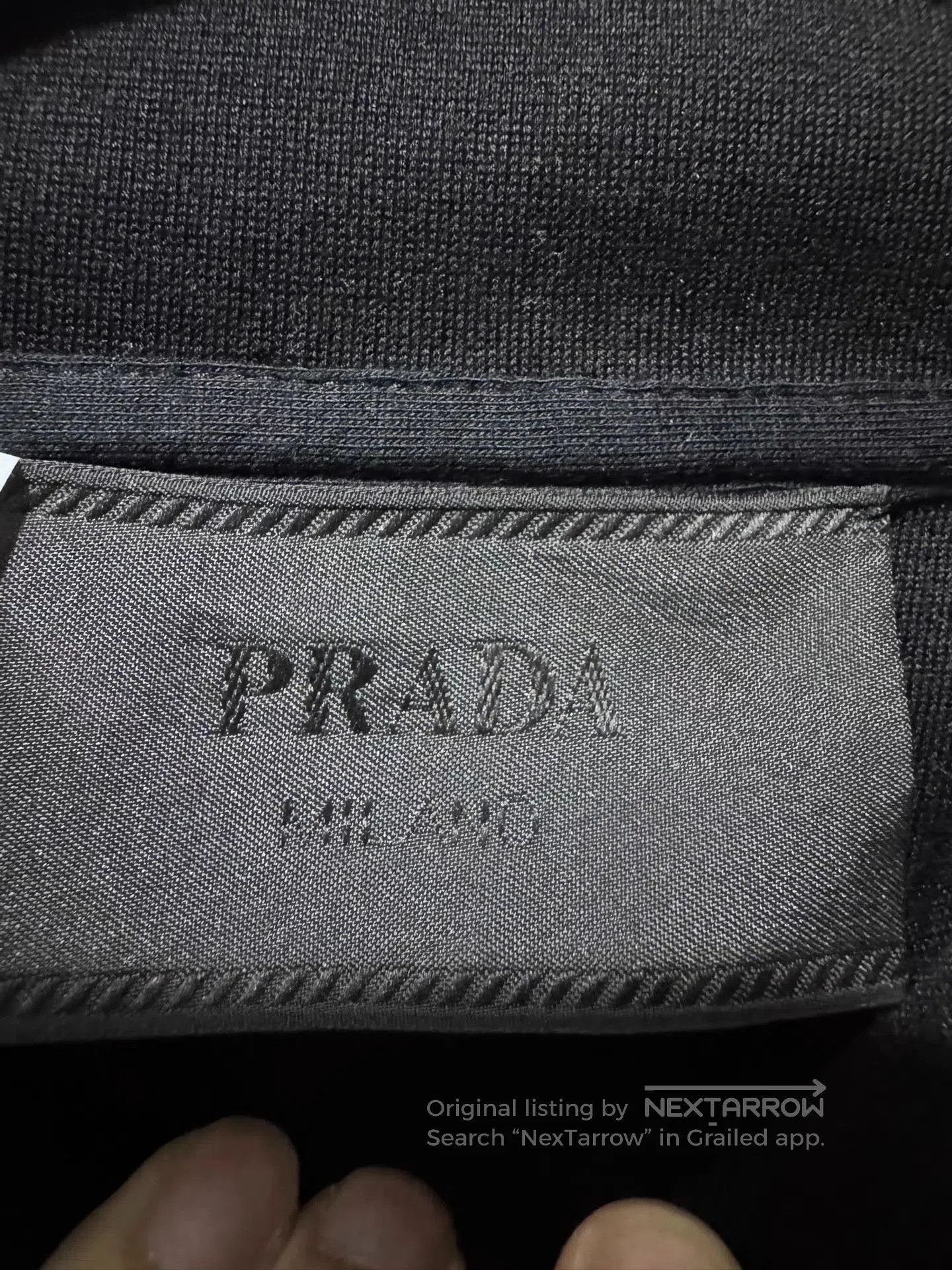 Prada Black Graphic Print Hoodie with Drawstring. Size US M / EU 48-50 / 2 - 5 Thumbnail