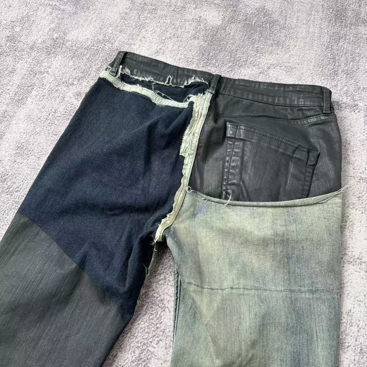 Rick Owens Rick Owens Waxed Tyrone Cut Reconstructed Denim “SAMPLE” Size US 34 / EU 50 - 4 Thumbnail