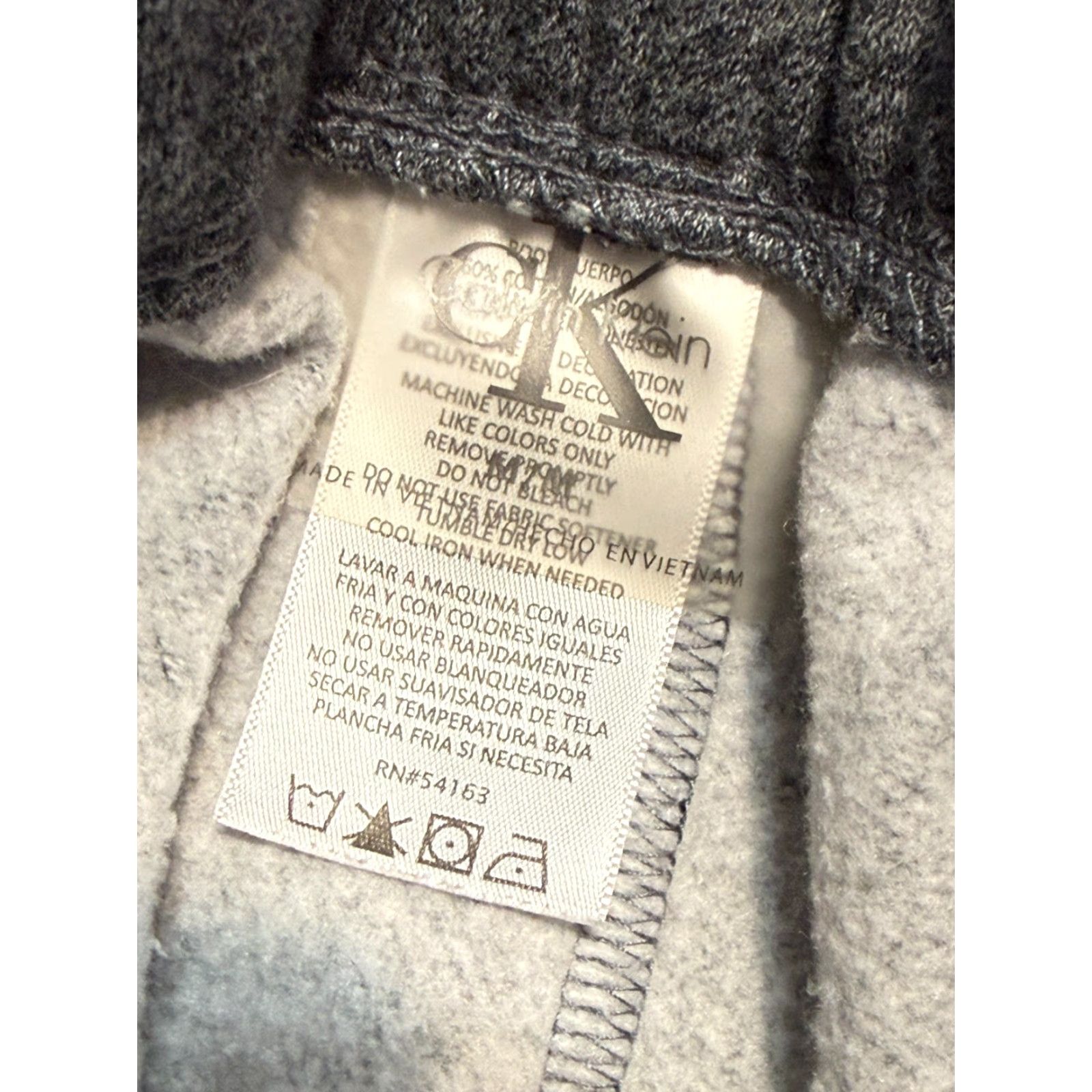Calvin Klein Calvin Klein Pants Women's Medium Gray Sweatpants Pull On High Rise Regular Size 32" / US 10 / IT 46 - 4 Thumbnail