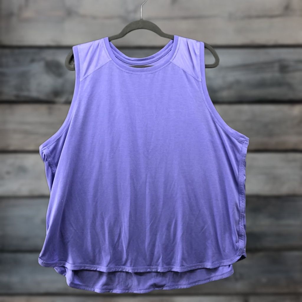 Athletic Works Athletic Works Active Tank Top Womens 3XL XXL Plus Size Purple Crewneck Size XXL / US 16-18 / IT 52-54 - 1 Thumbnail