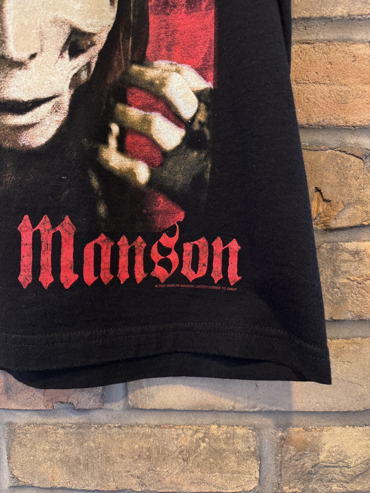 Band Tees 00’ Marylin Manson Zombie Face T Shirt Size US S / EU 44-46 / 1 - 2 Thumbnail