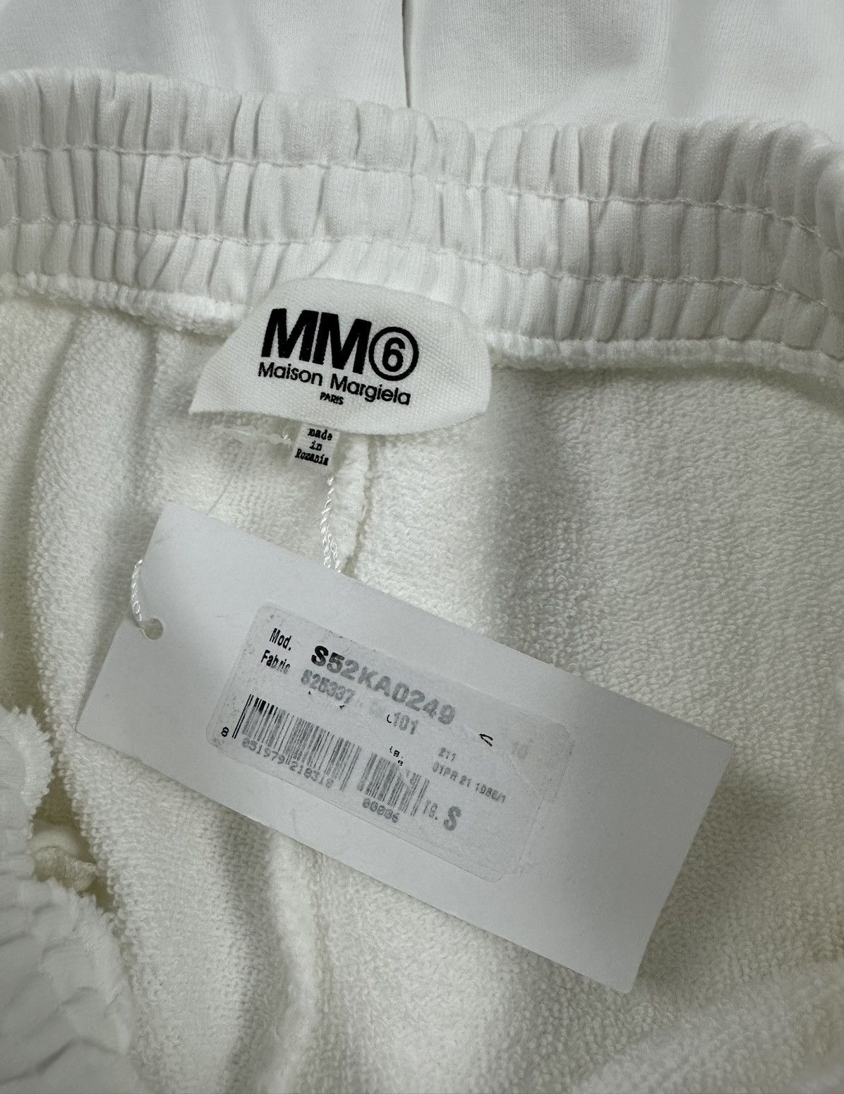 Maison Margiela Rare MM6 Maison Margiela Easy Wide Sweat Pants White Size 26" / US 2 / IT 38 - 10 Thumbnail