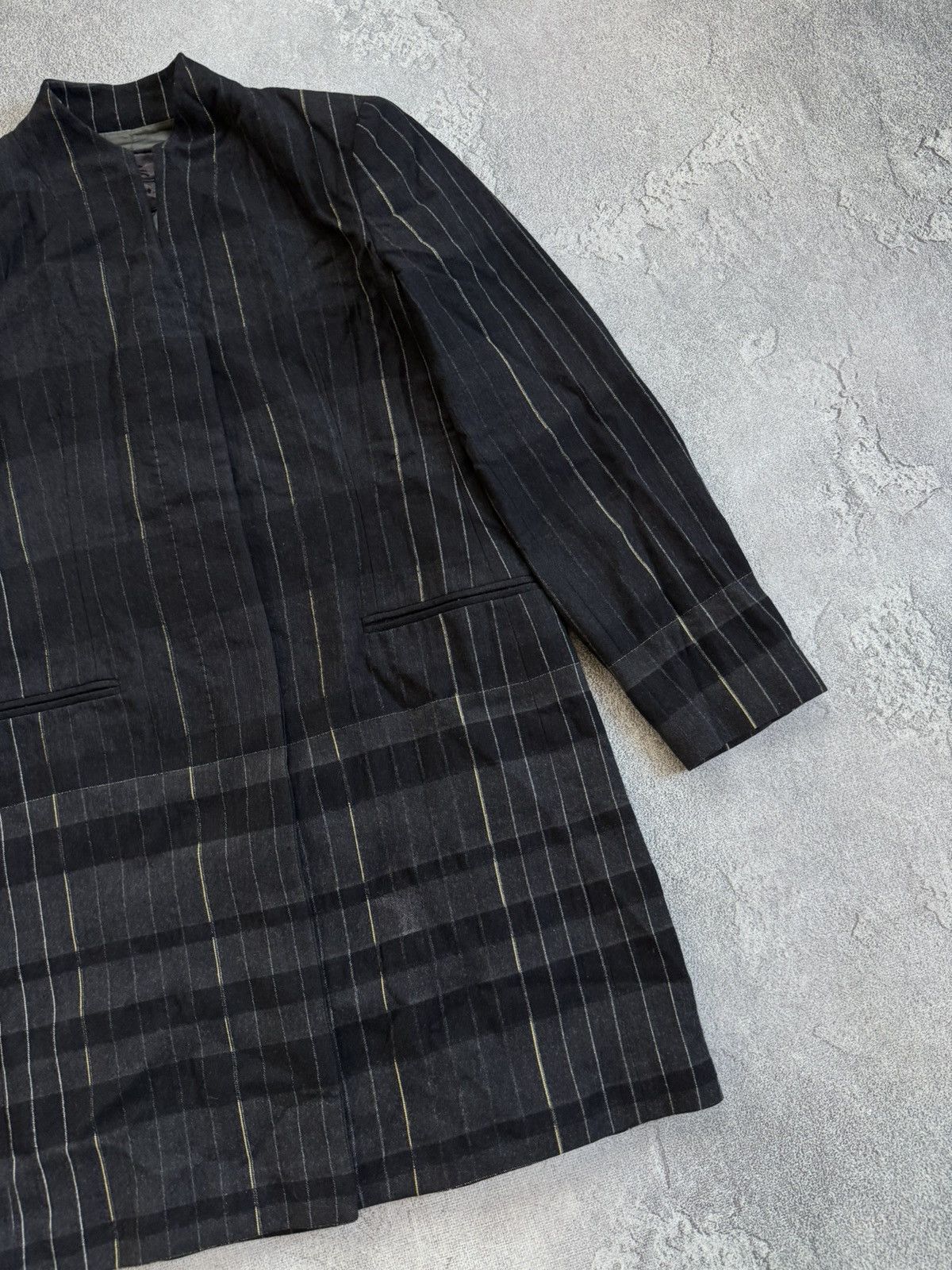 Etro Etro 42size striped wool coat long jacket button up casual Size M / US 6-8 / IT 42-44 - 7 Thumbnail