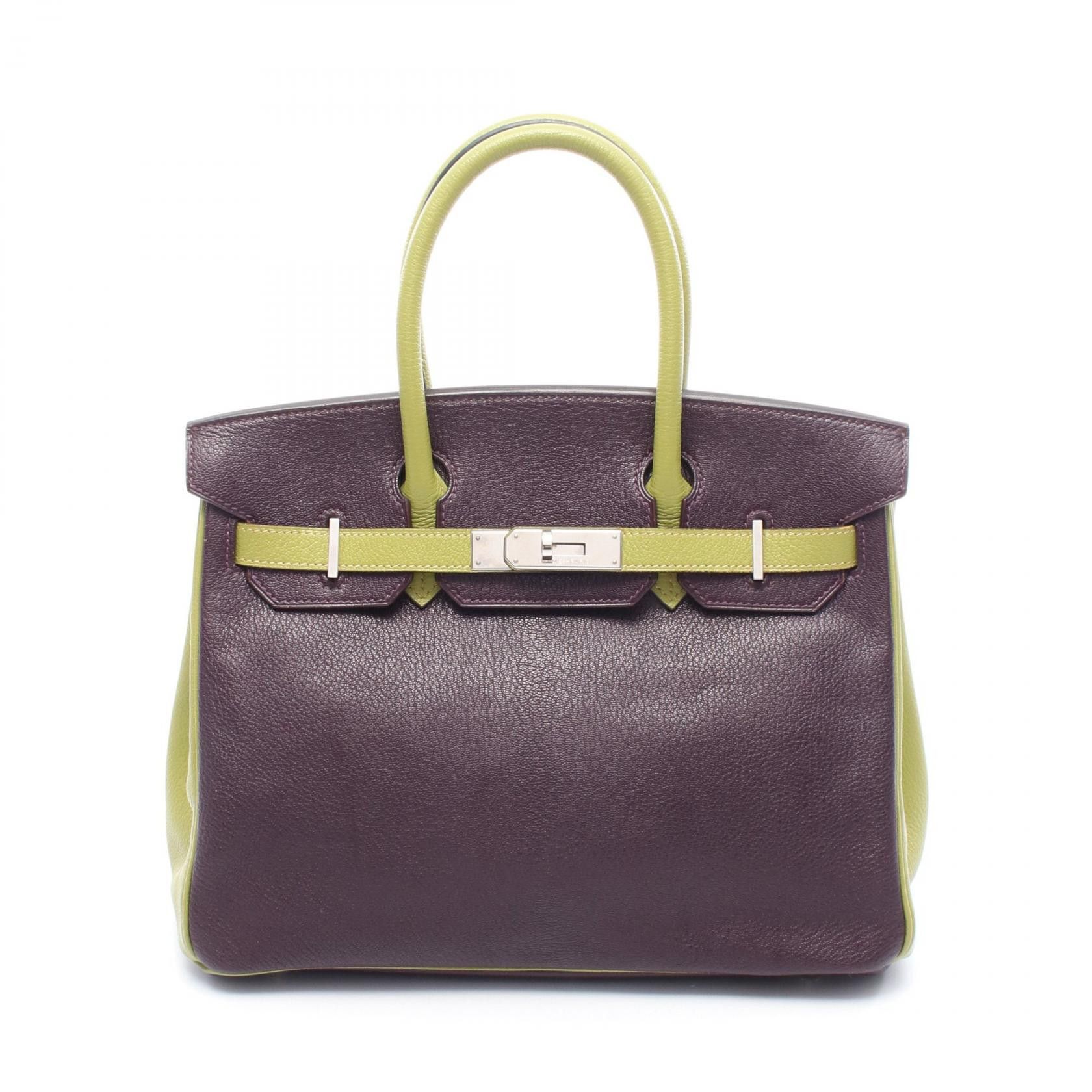 Hermes Hermes Hermes Birkin 30 Chevre Handbag Leather Handbag Stamp M (2009) Size ONE SIZE - 1 Thumbnail