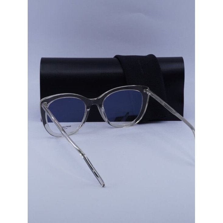 Saint Laurent Paris Saint Laurent SL778 004 Eyeglasses Transparent Beige 55mm Size ONE SIZE - 10 Thumbnail