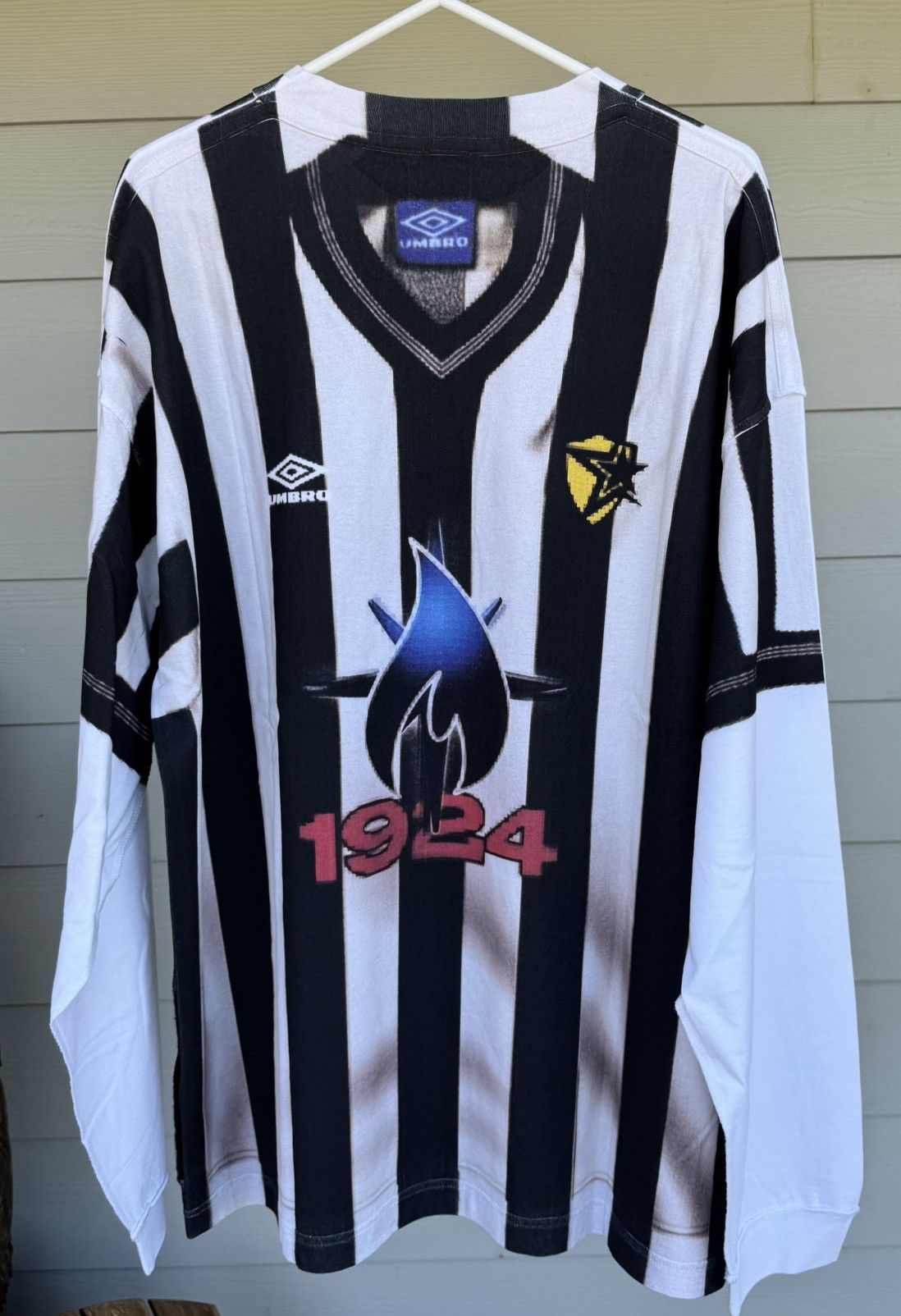 Slam Jam × Umbro Umbro x Slam Jam - Censored Inside Out Longsleeve T-shirt XL Size US XL / EU 56 / 4 - 2 Thumbnail