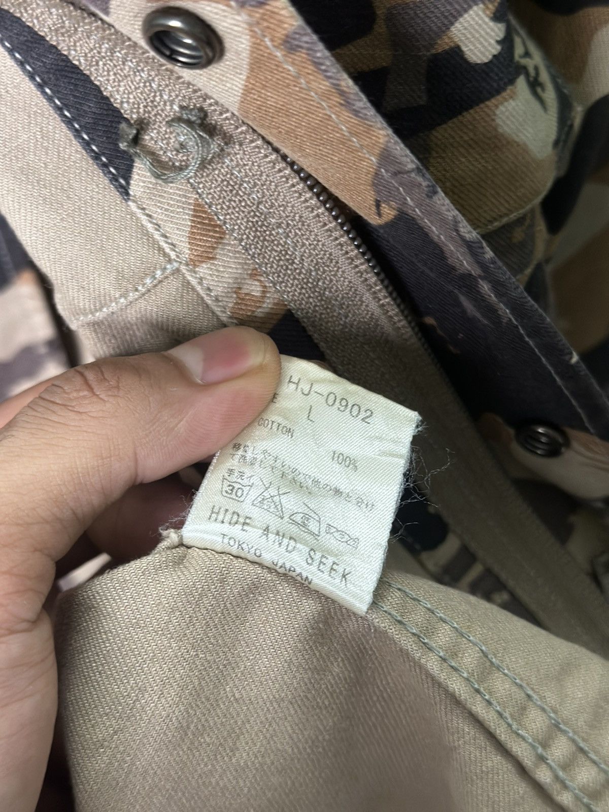 Japanese Brand RARE Hide and Seek Japan Vtg Military Workwear Jacket Size US L / EU 52-54 / 3 - 19 Thumbnail