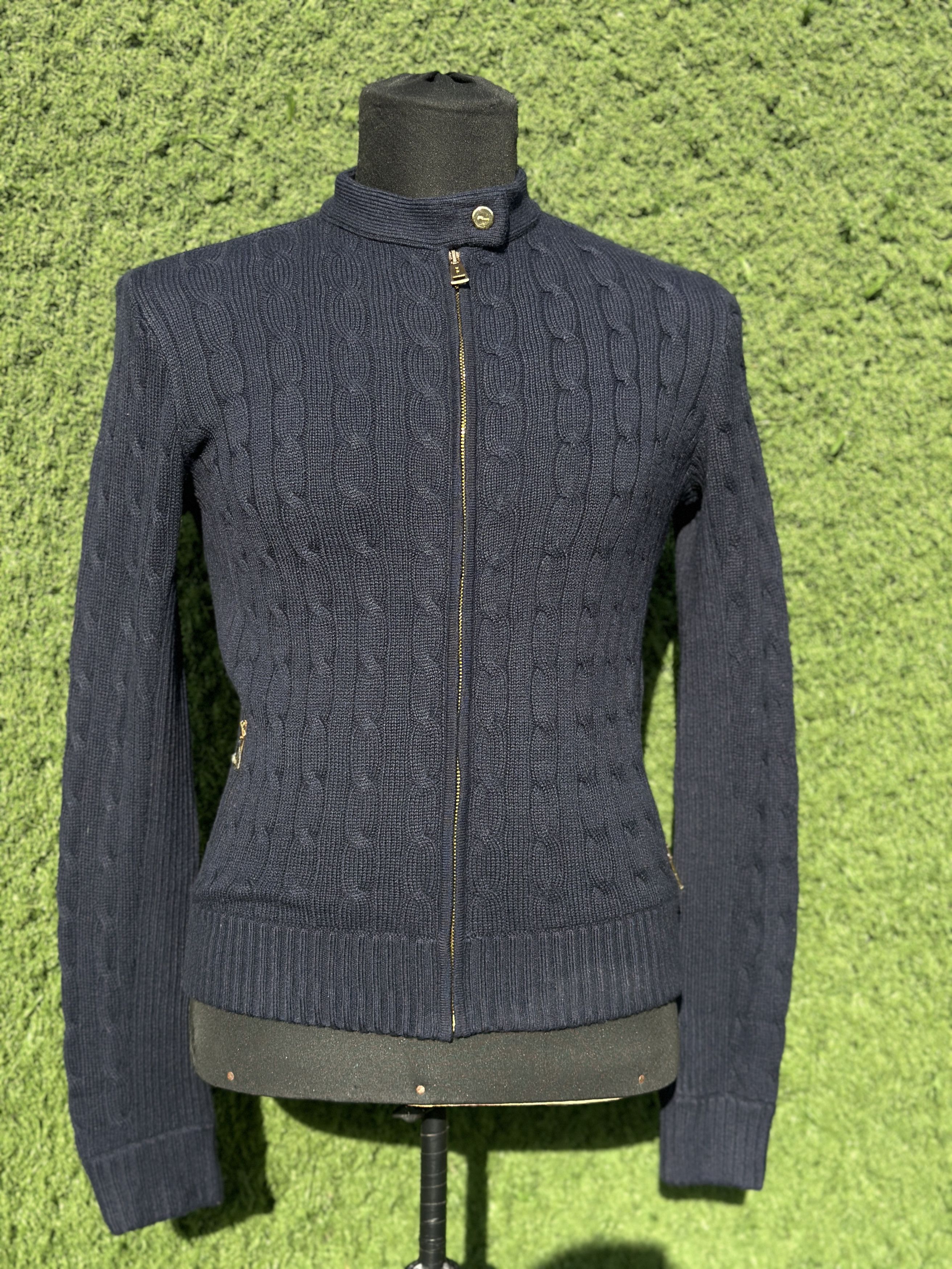 Ralph Lauren Black Label Ralph Lauren Black Label Cashmere Zip Cable Knit Size L Size L / US 10 / IT 46 - 9 Thumbnail