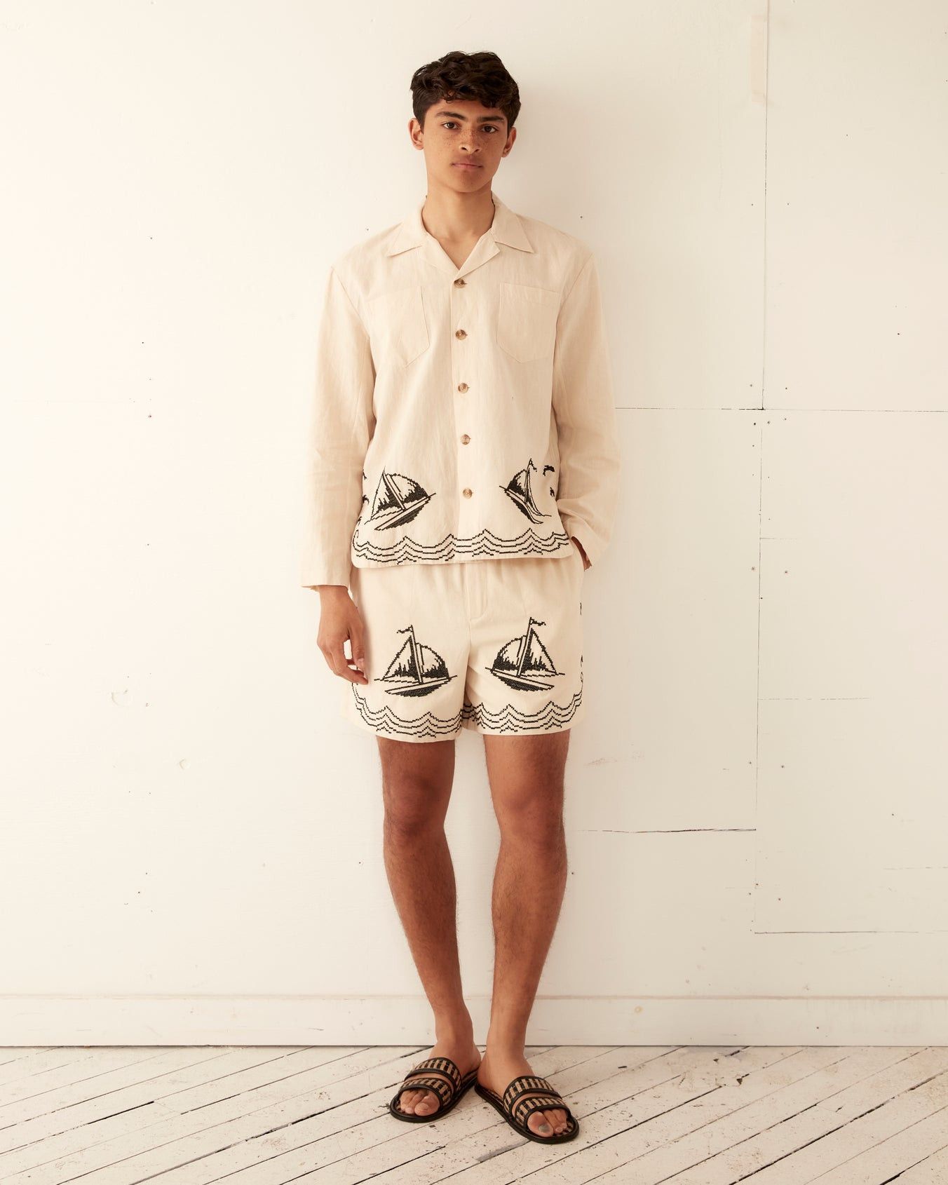 Bode BODE Sailor Shorts Size US 34 / EU 50 - 4 Thumbnail