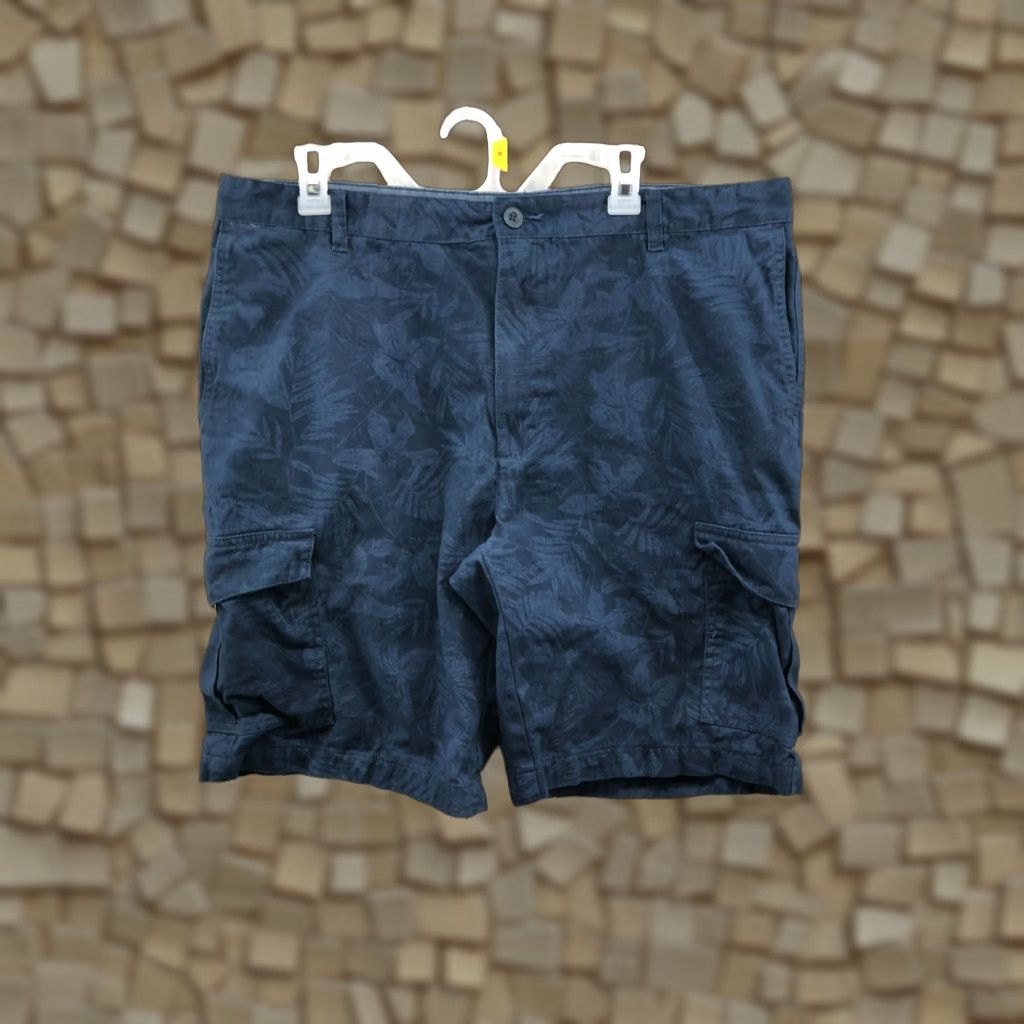 Vintage Falls Creek Cargo Shorts Mens Size 38 Mid Rise Dark Wash Blue Shorts Size US 38 / EU 54 - 1 Thumbnail