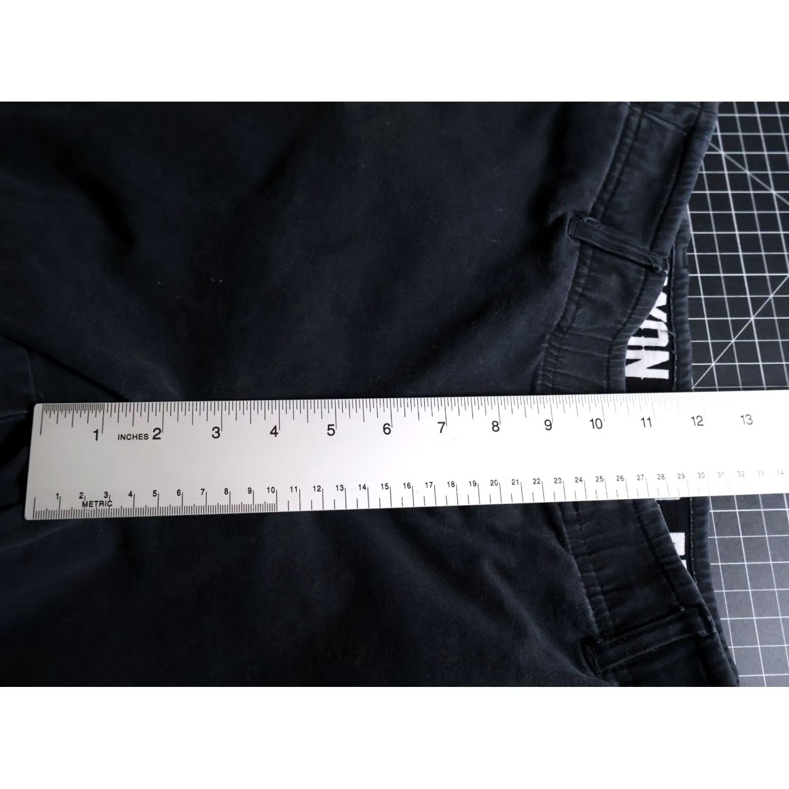 Vintage Dixxon Flannel D Flex Pants Men's 34 34 Black Elastic Waist Stretch Chino 90s Punk Retro Size US 35 - 7 Thumbnail