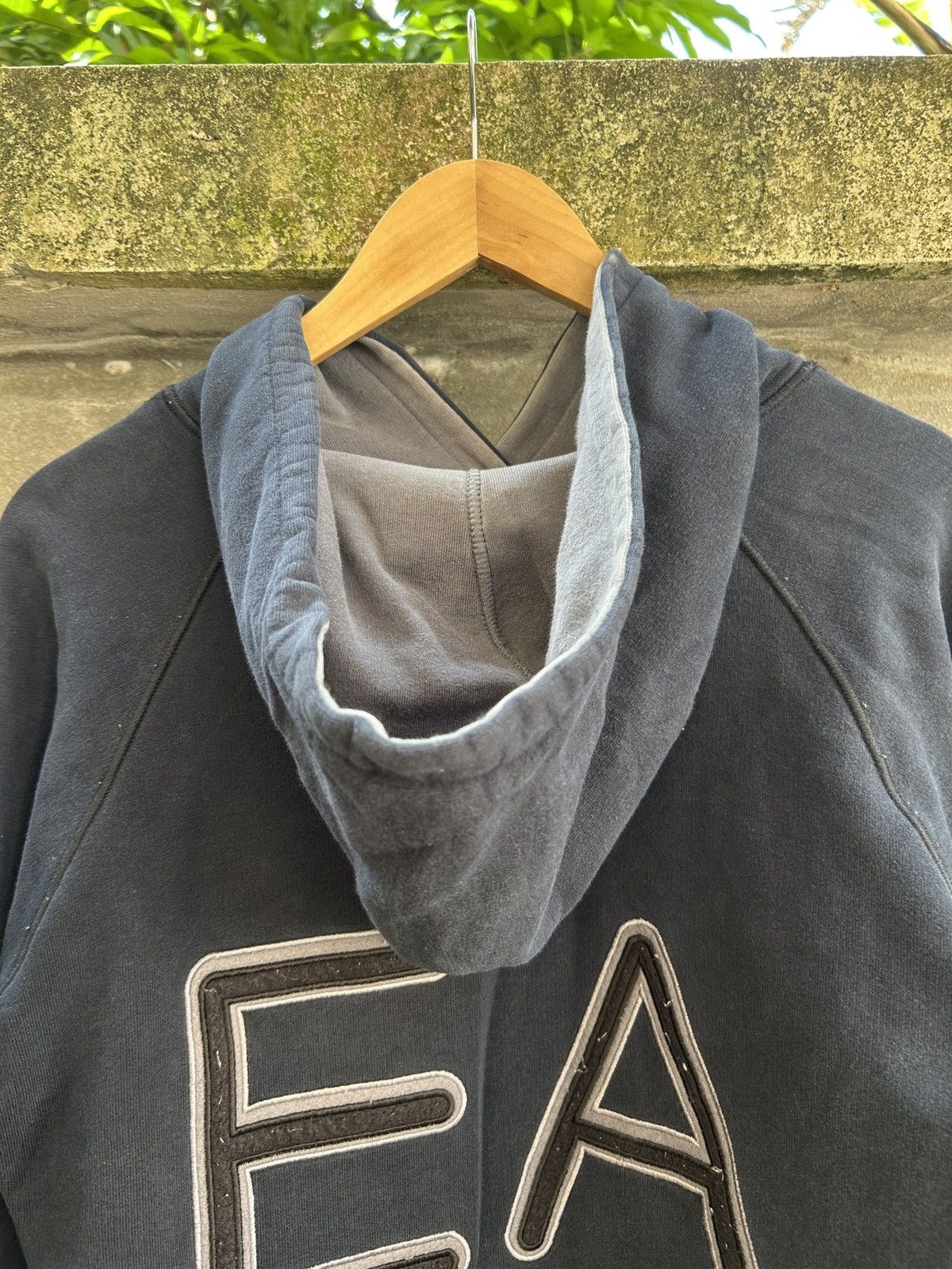 Vintage Vintage Emporio Armani Hoodie Big logo Size US S / EU 44-46 / 1 - 5 Thumbnail