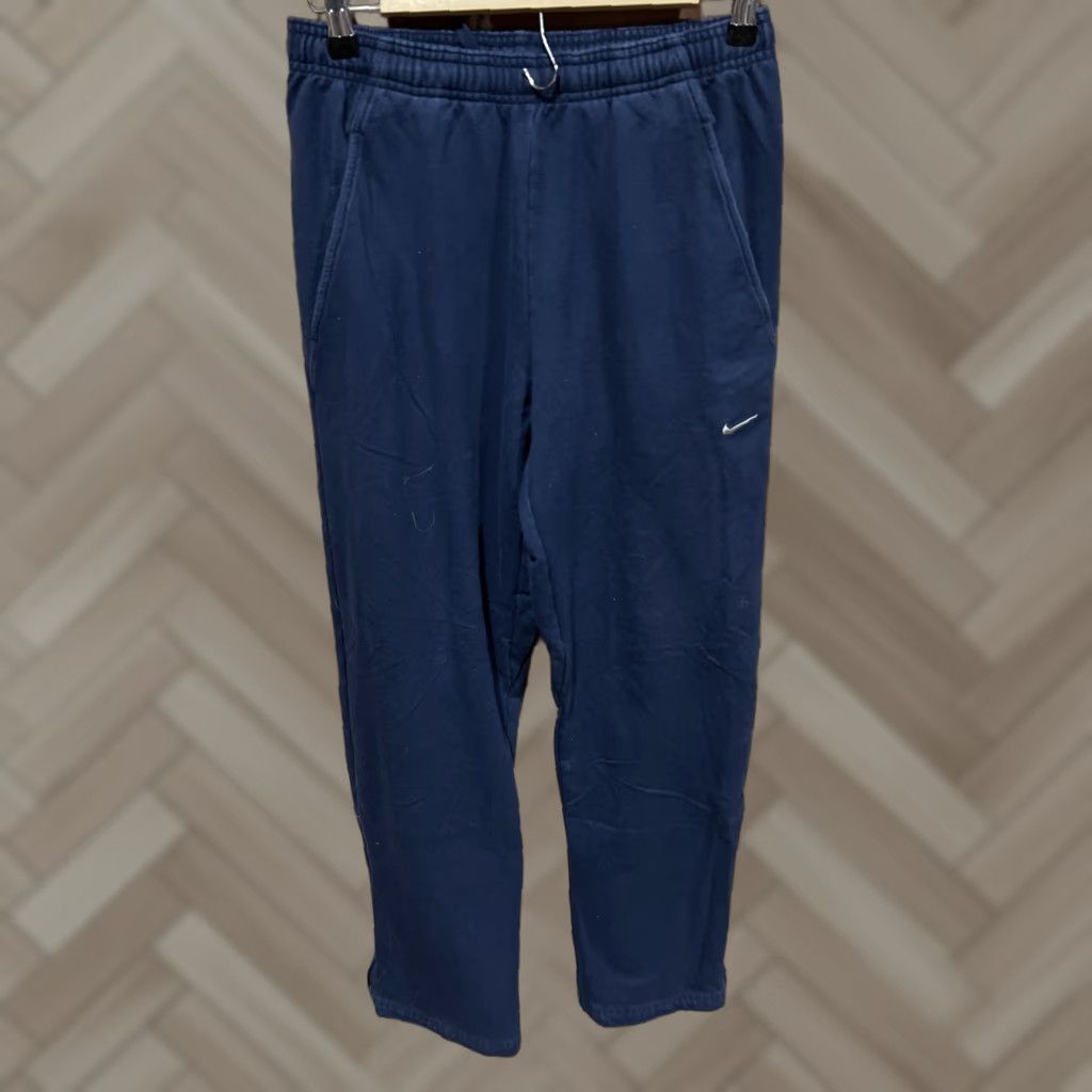 Nike Nike Pants Mens Small Blue Sports Sweatpants Y2K Dri-FIT Athletic Pockets Elastic Waist Size US 29 - 1 Thumbnail