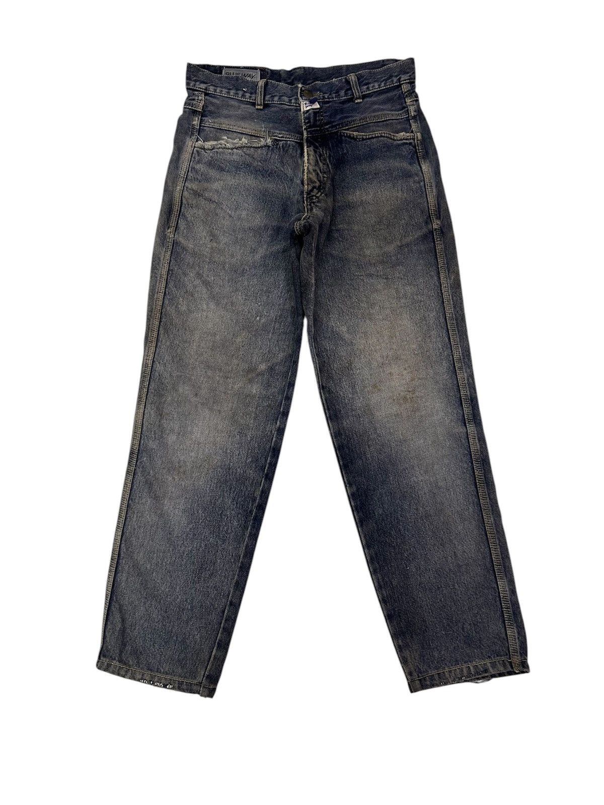 💥Vintage Japanese Denim Blue Way Mud Wash Jeans