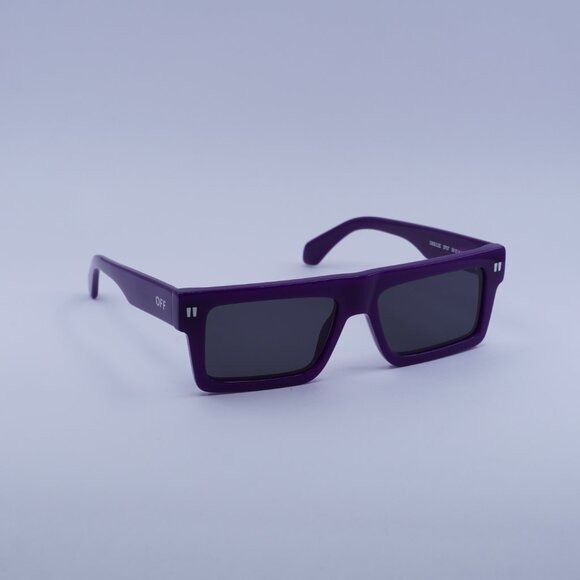 Off-White Off-White OERI13Z CHANDLER 3707 Sunglasses Purple Square Size ONE SIZE - 4 Thumbnail
