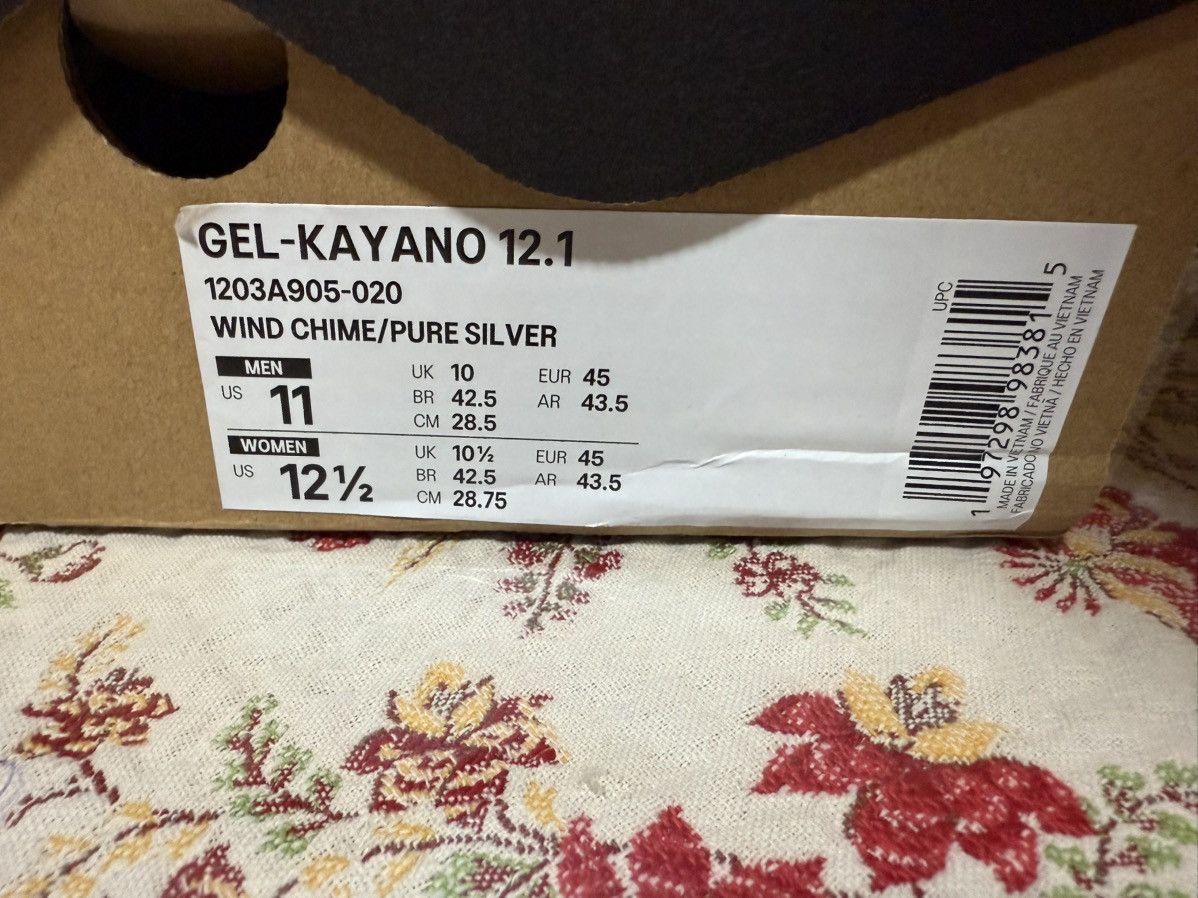 Asics × Kith KITH Ronnie Fieg ASICS GEL-KAYANO 12.1 WIND CHIME / SILVER Size US 11 / EU 44 - 9 Thumbnail