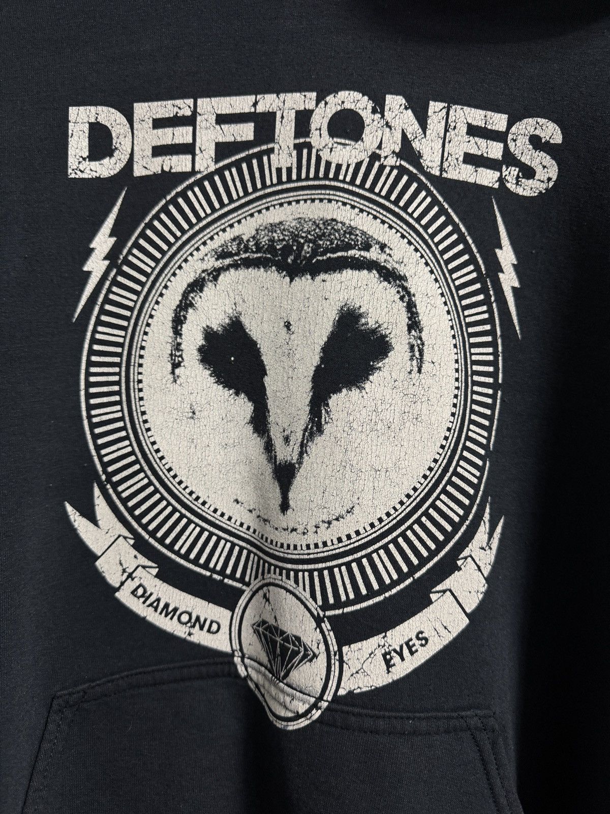 Vintage Vintage Deftones Hoodie Diamond Eyes Tour 2010 Size US L / EU 52-54 / 3 - 3 Thumbnail