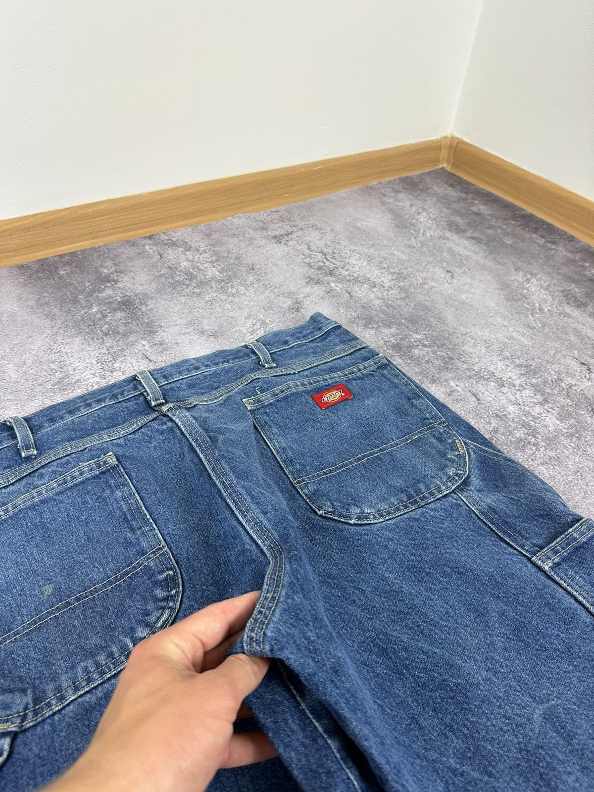 Dickies Vintage Dickies USA Cargo Denim Carpenter Hype Work Pants Size US 38 / EU 54 - 7 Thumbnail
