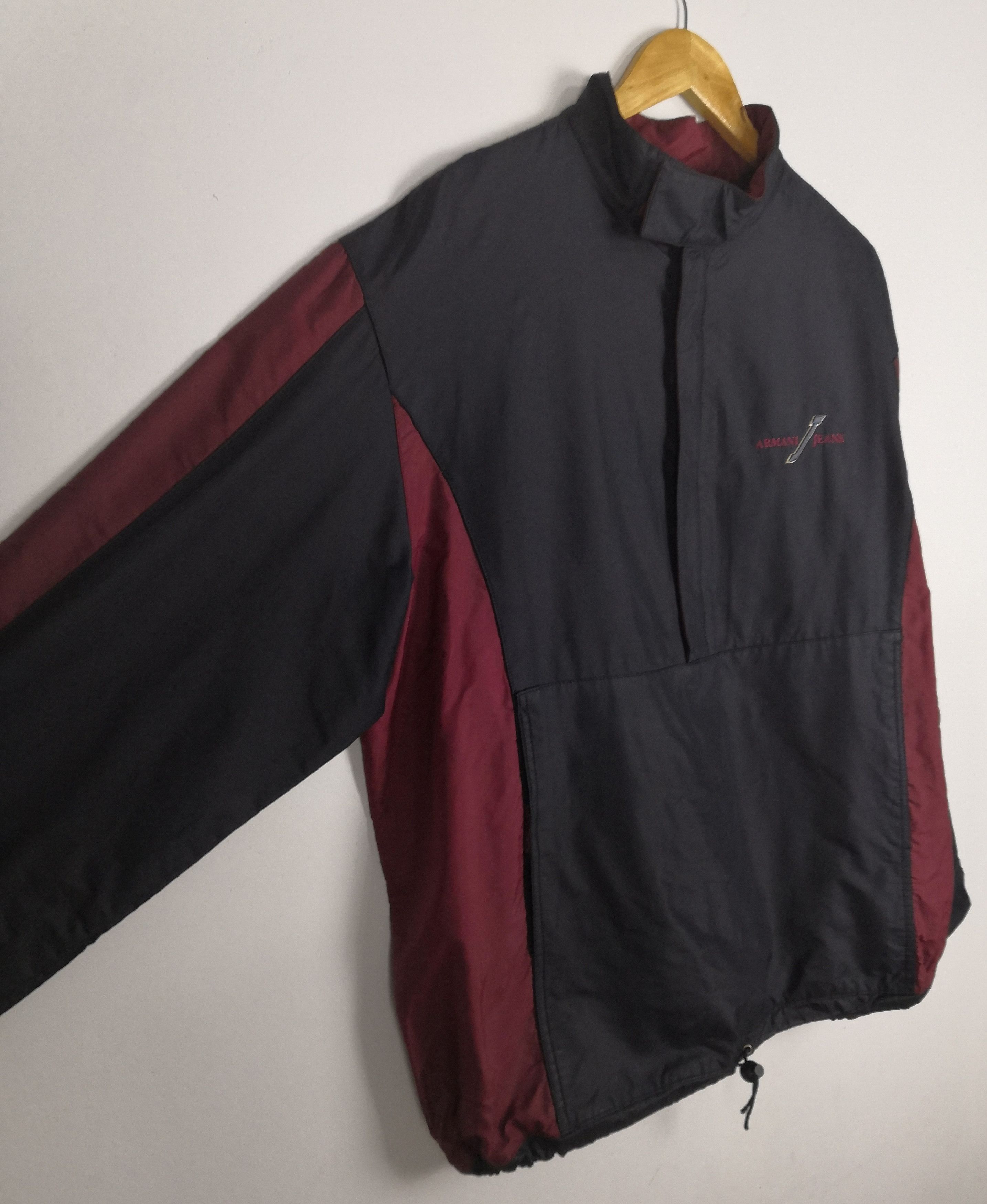 Giorgio Armani Vintage 90s Giorgio Armani Jeans Jacket Anorak Windbreaker Size US L / EU 52-54 / 3 - 4 Thumbnail