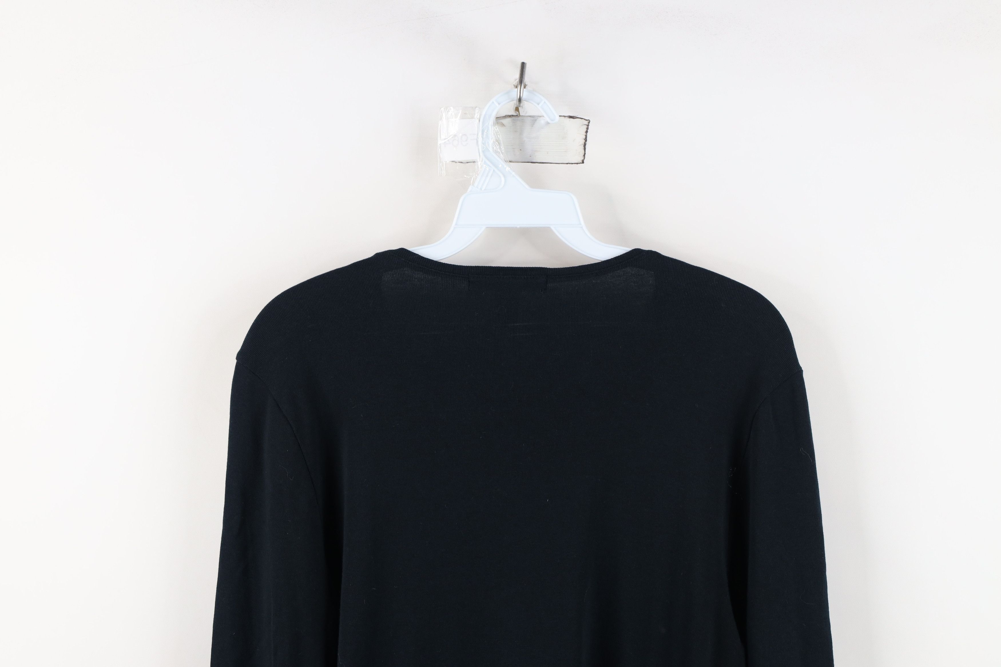 Ralph Lauren Vintage 90s Ralph Lauren Ribbed Knit Long Sleeve T-Shirt Size L / US 10 / IT 46 - 12 Thumbnail