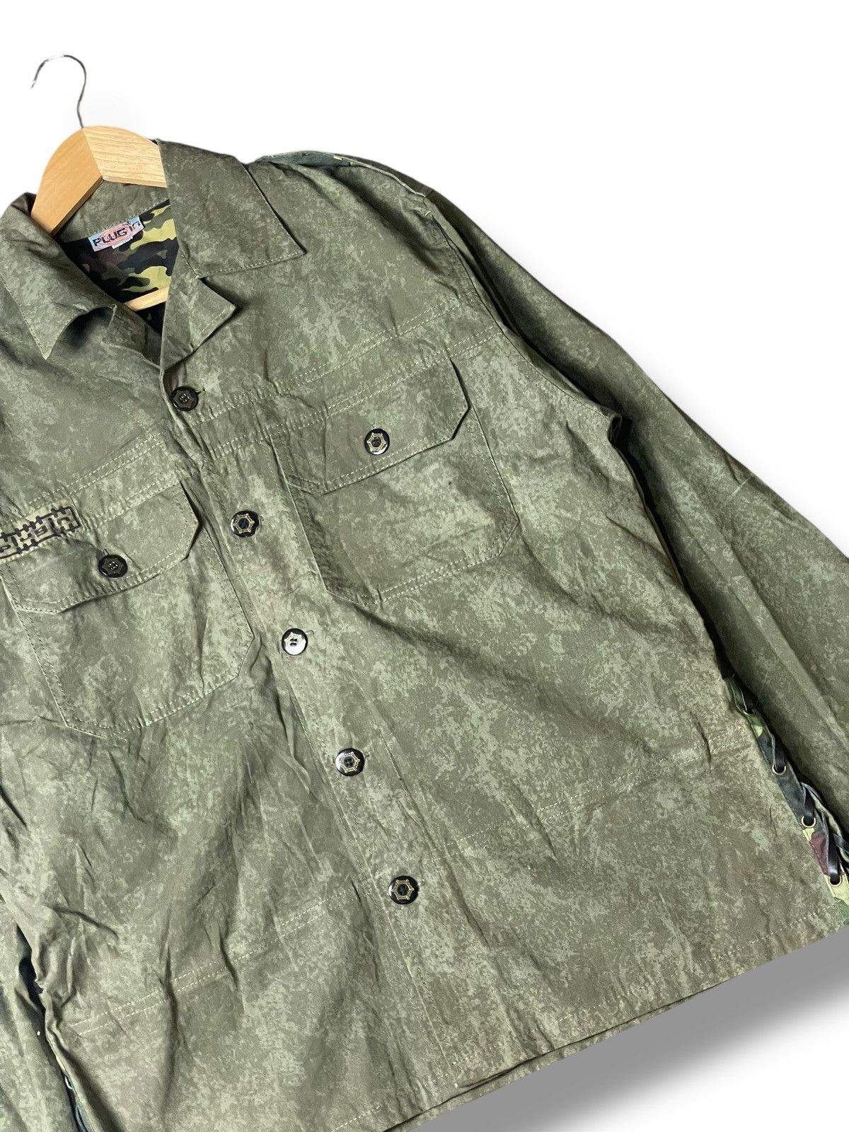 Japanese Brand × Vintage Vintage PLUG IN Army Military Jacket (105) Size US M / EU 48-50 / 2 - 5 Thumbnail