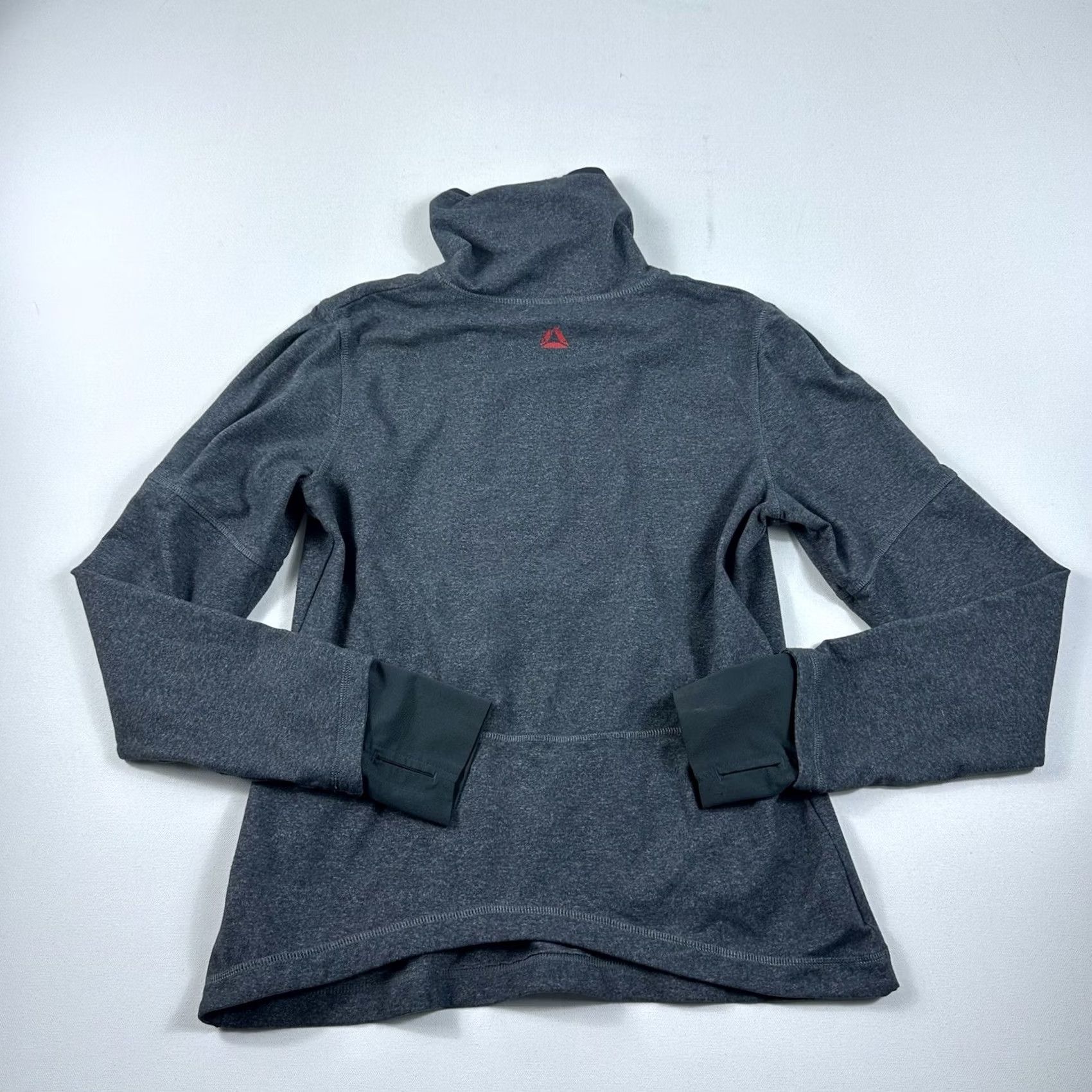 Reebok Reebok CrossFit Sweatshirt 1/2 Zip Womens Medium Gray Training Activewear Gym Size M / US 6-8 / IT 42-44 - 2 Thumbnail