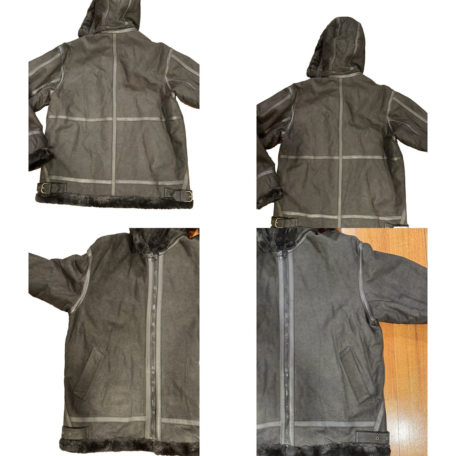 Vintage VINTAGE Protocol USAF G-8 Leather Flight Bomber Jacket Black Med Mens M Full Zip Shearling Panc Pan United Flyer's Size US M / EU 48-50 / 2 - 8 Thumbnail