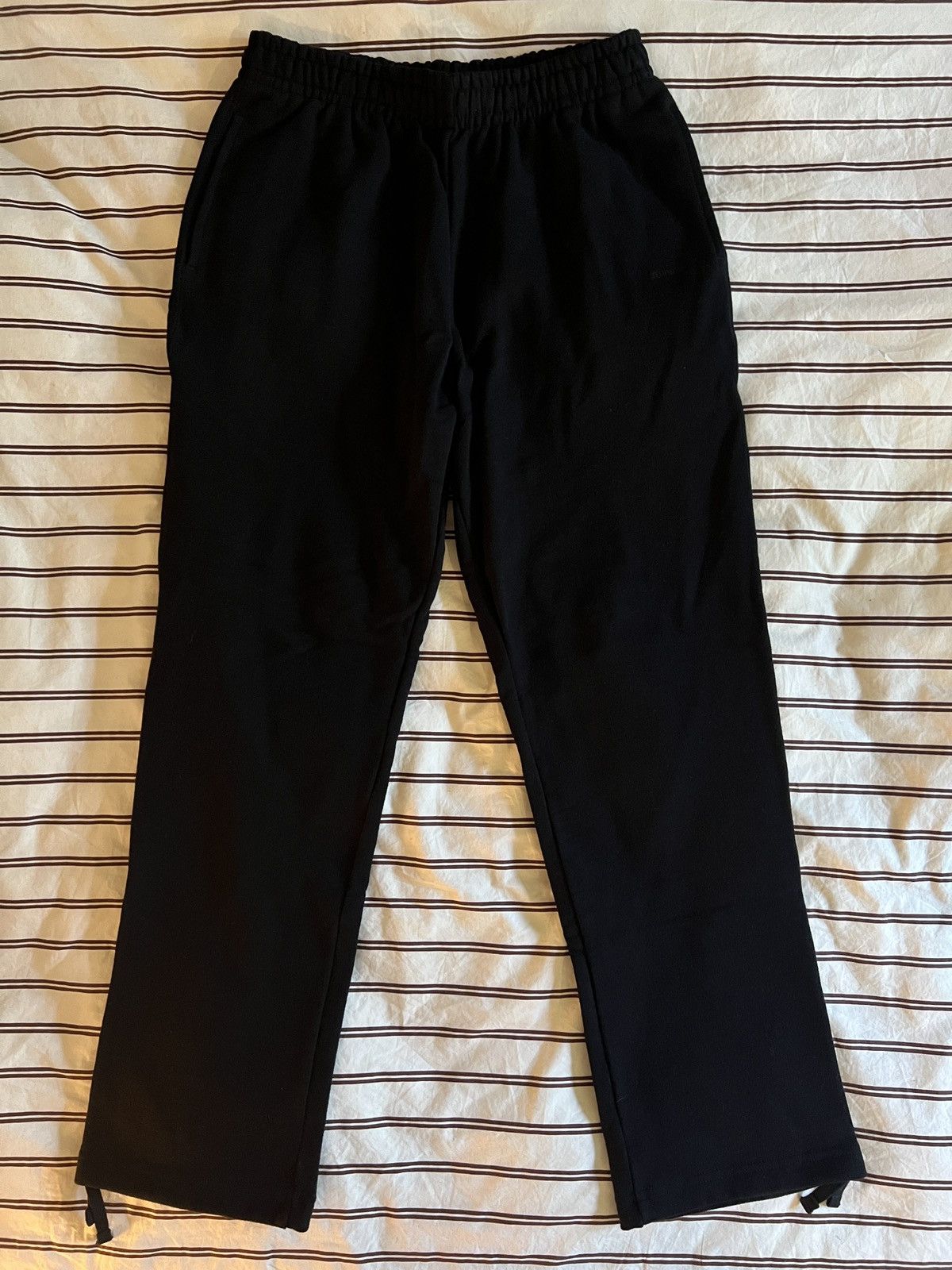 JJJJound JJJJound J2000 Sweatpants Black French Terry - Small Size US 29 - 1 Thumbnail