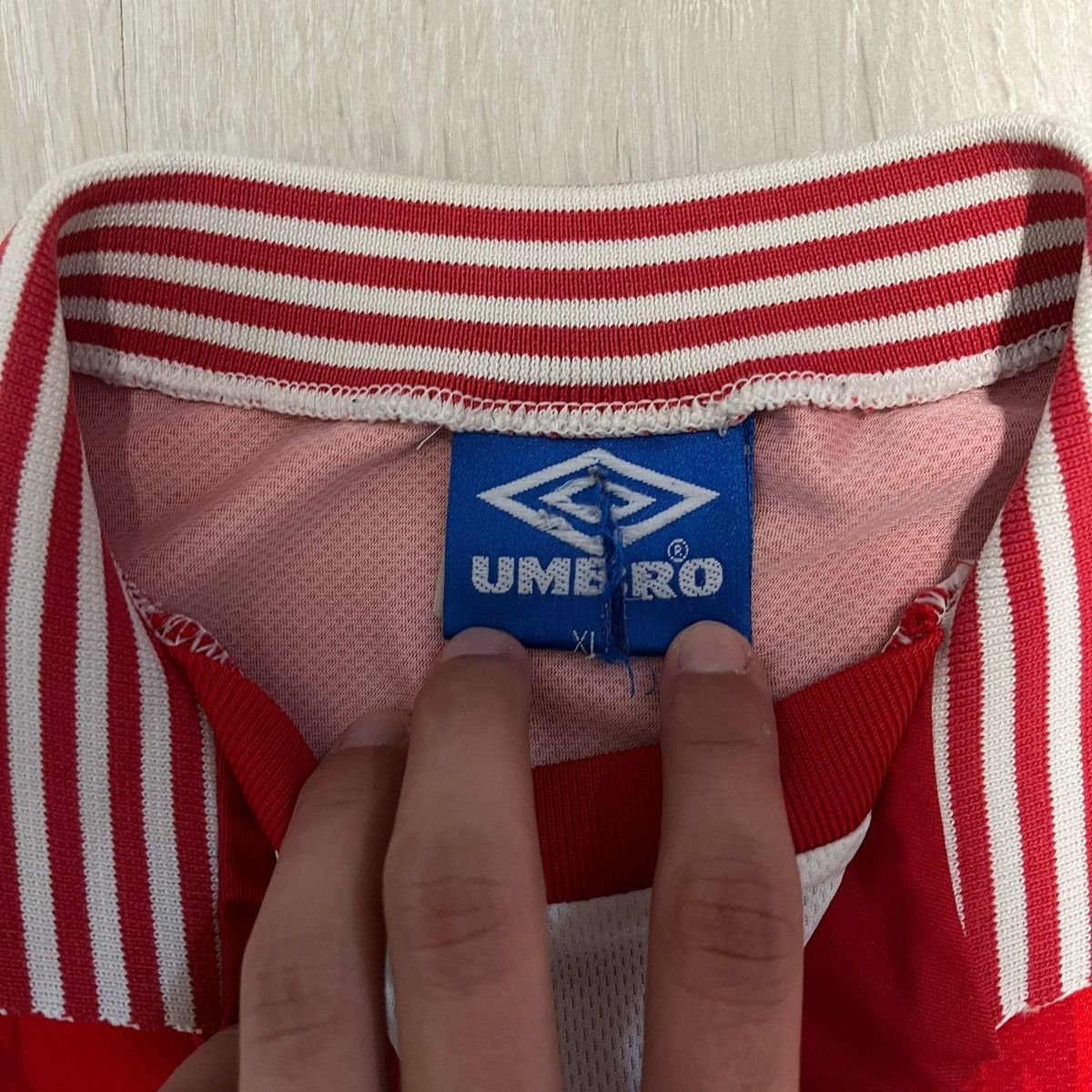 Umbro Vintagr 1995/1996 umbro ajax amsterdam home shirt Size US XL / EU 56 / 4 - 3 Thumbnail