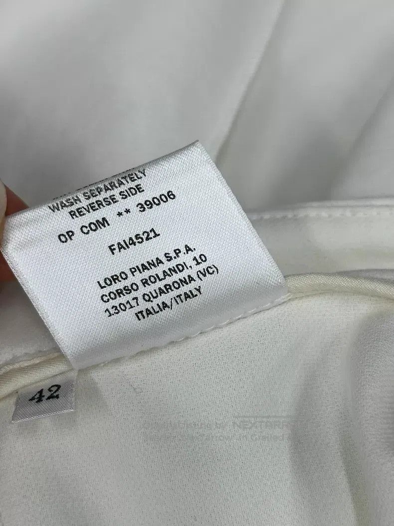Loro Piana Loro Piana White Casual Trousers Size 27" / US 4 / IT 40 - 5 Thumbnail