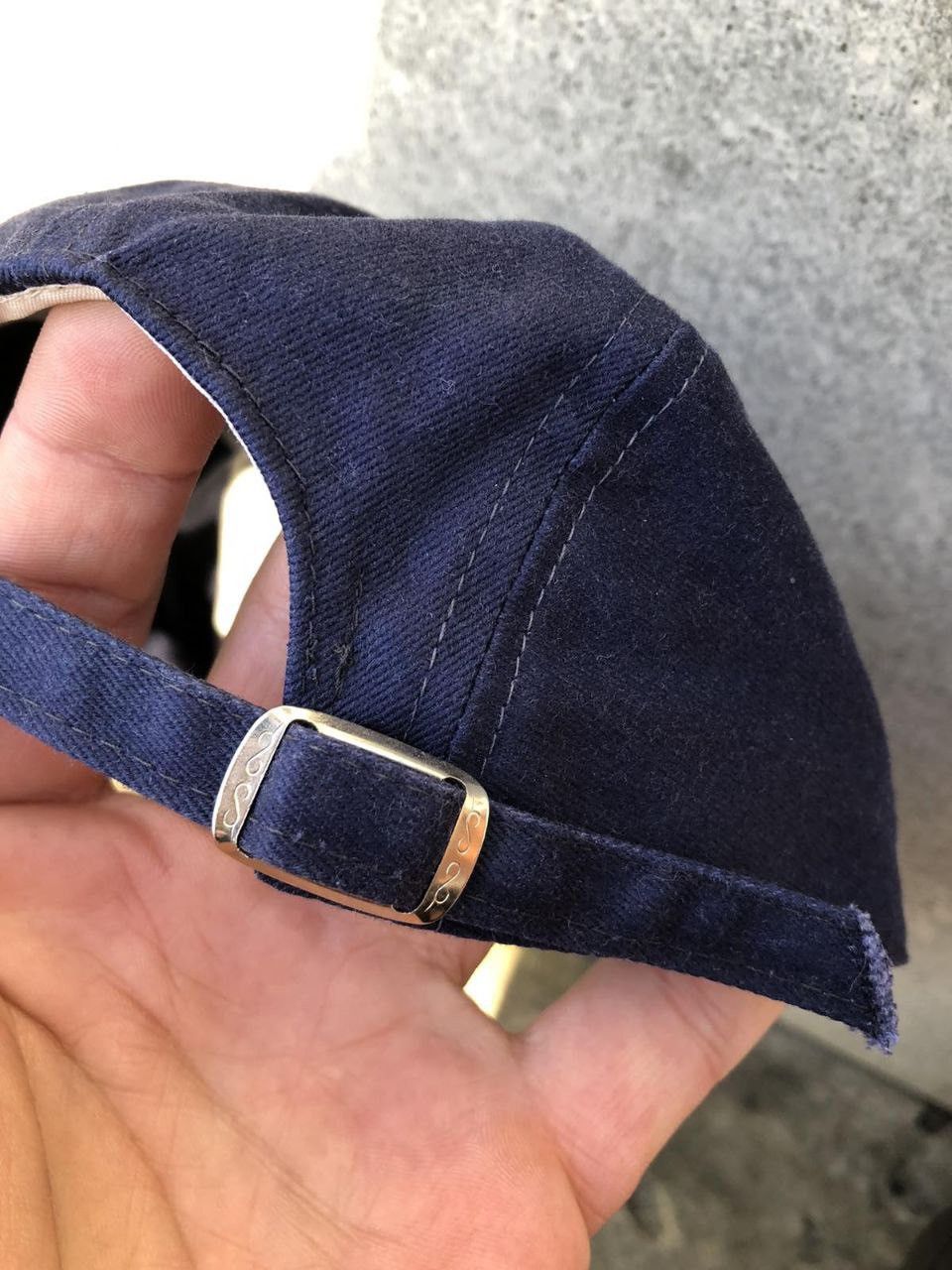 Vintage Adidas vintage navy blue 5 panel cap Size ONE SIZE - 3 Thumbnail