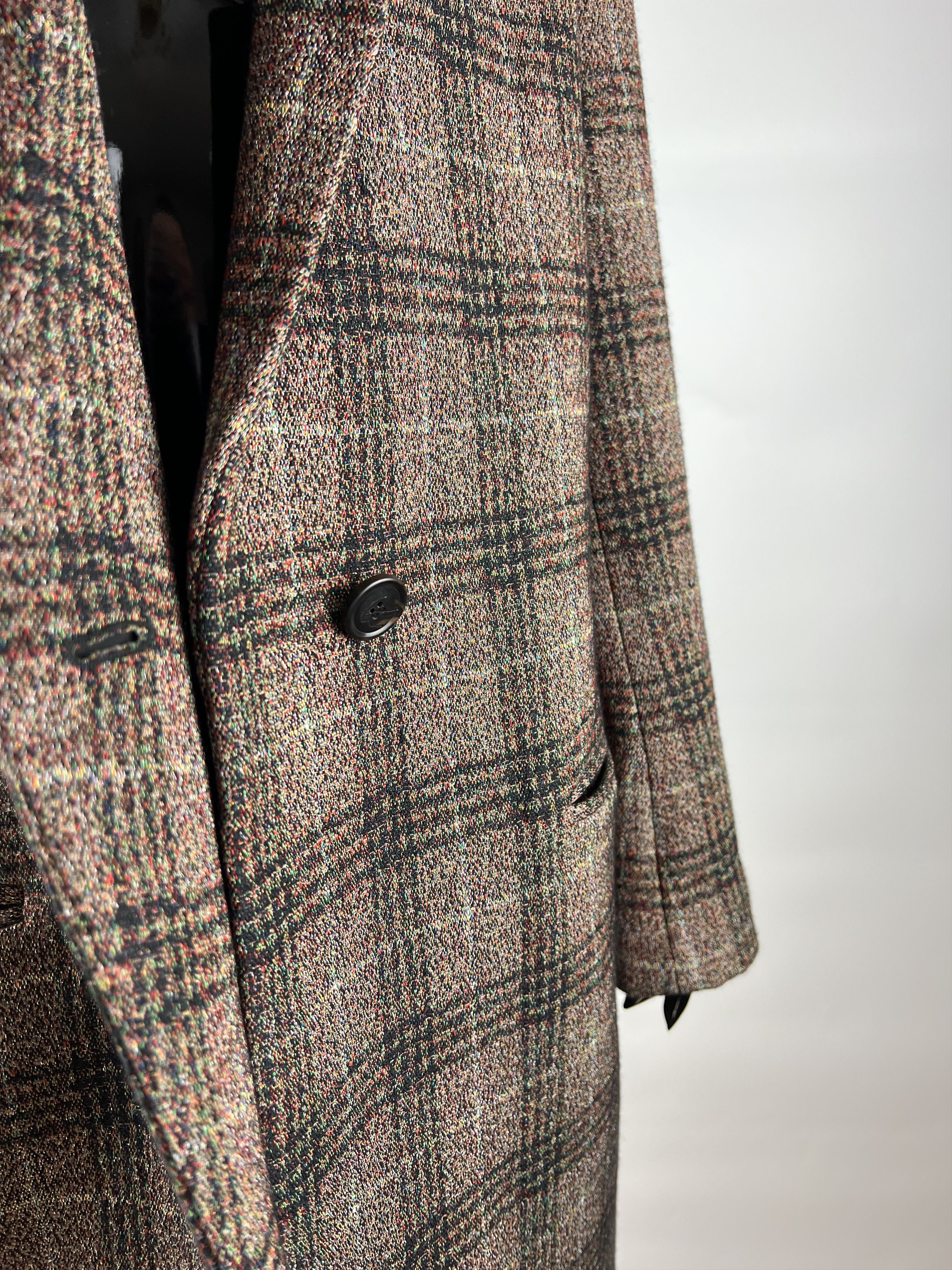 Theory Theory Women's Multicolor Checked Wool Coat Size M / US 6-8 / IT 42-44 - 6 Thumbnail