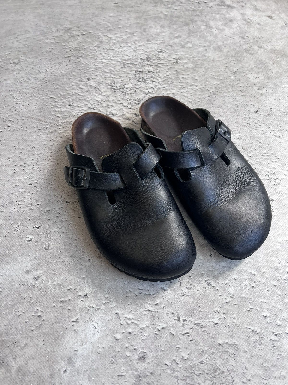 Birkenstock BLACK Y2k Boston Clogs Old Many Shoes