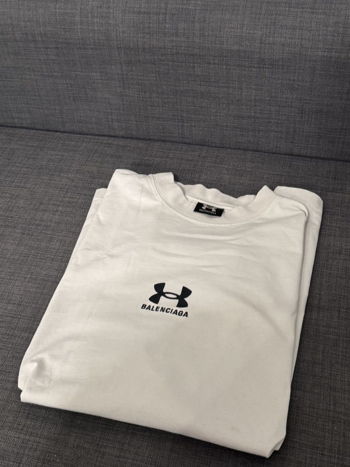 Balenciaga × Under Armour Balenciaga x Under Armour collab t shirt white Size US L / EU 52-54 / 3 - 7 Thumbnail
