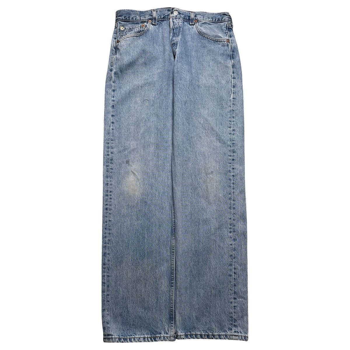 Levi's Vtg 90s Levis 501XX Mens 34x32 Faded Distressed Grunge Kurt Size US 34 / EU 50 - 1 Thumbnail
