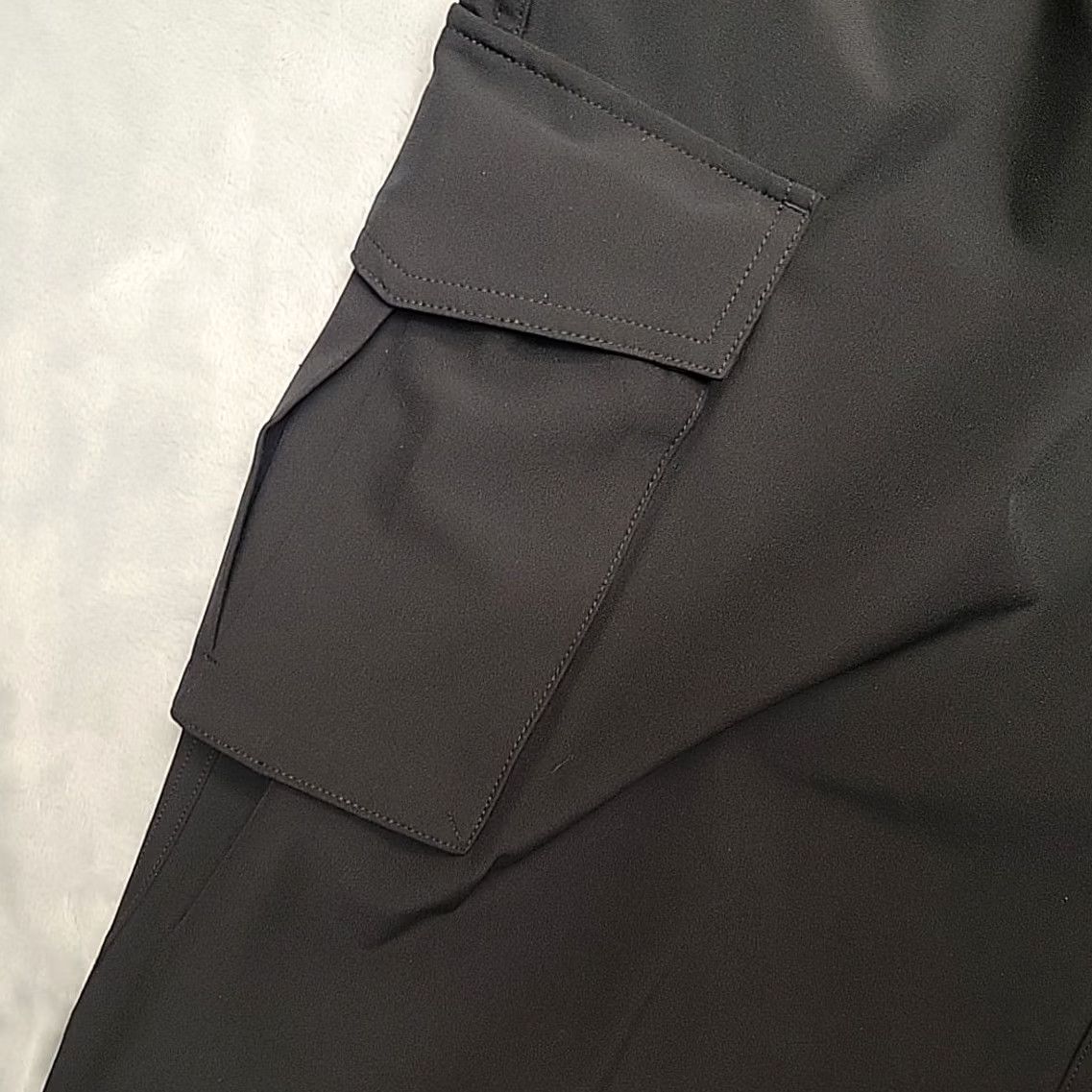 Spanx Spanx Pants Women Medium Black Stretch Cargo Jogger Athleisure Gorpcore Size 32" / US 10 / IT 46 - 4 Thumbnail