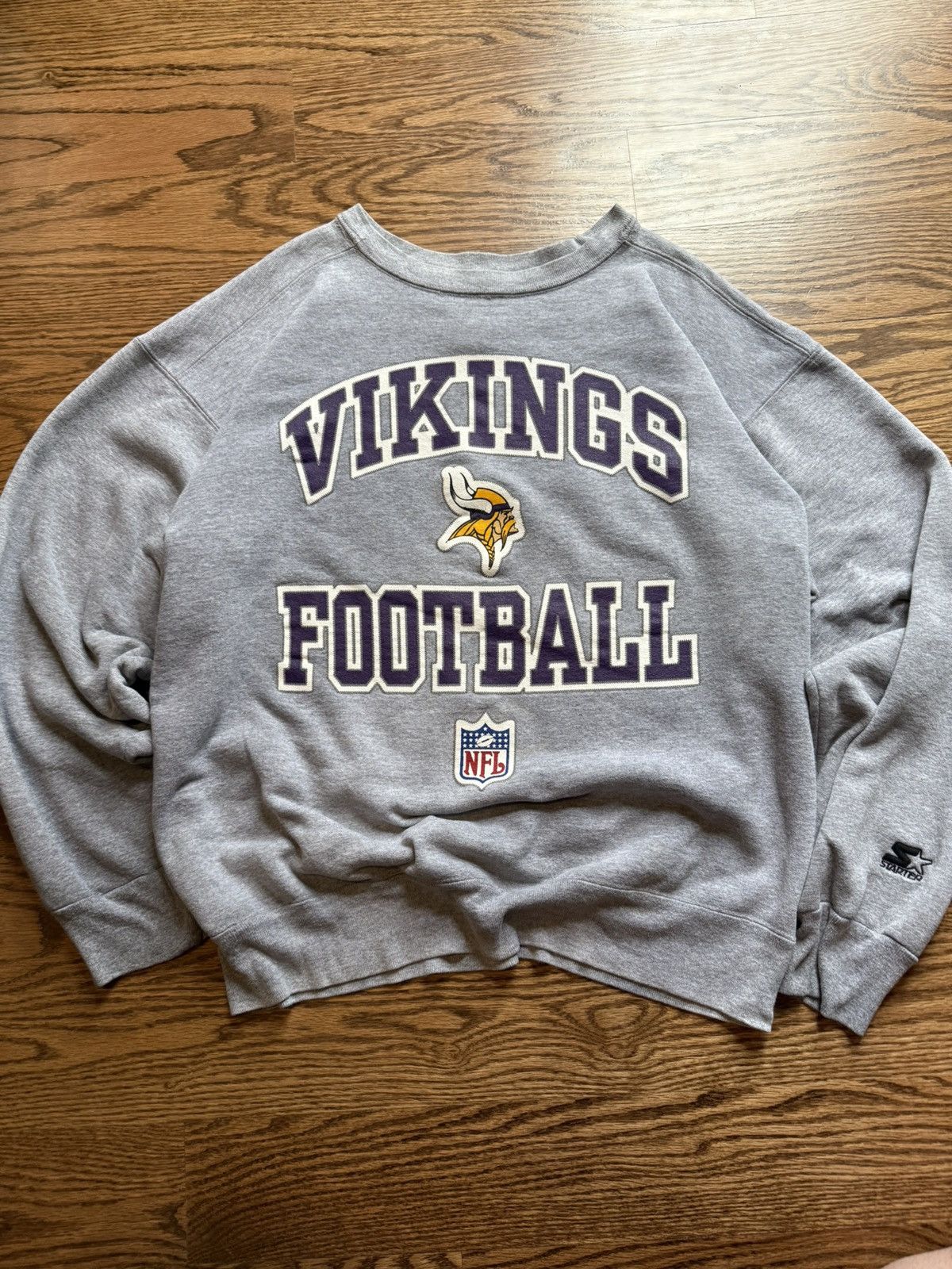 Starter Vintage Vikings Football Starter Crewneck Size US L / EU 52-54 / 3 - 1 Thumbnail