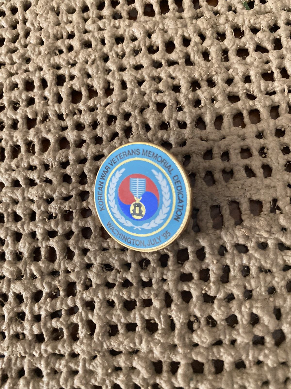 Other KOREAN WAR VETERANS MEMORIAL DEDICATION WASHINGTON LAPEL PIN Size ONE SIZE - 4 Thumbnail