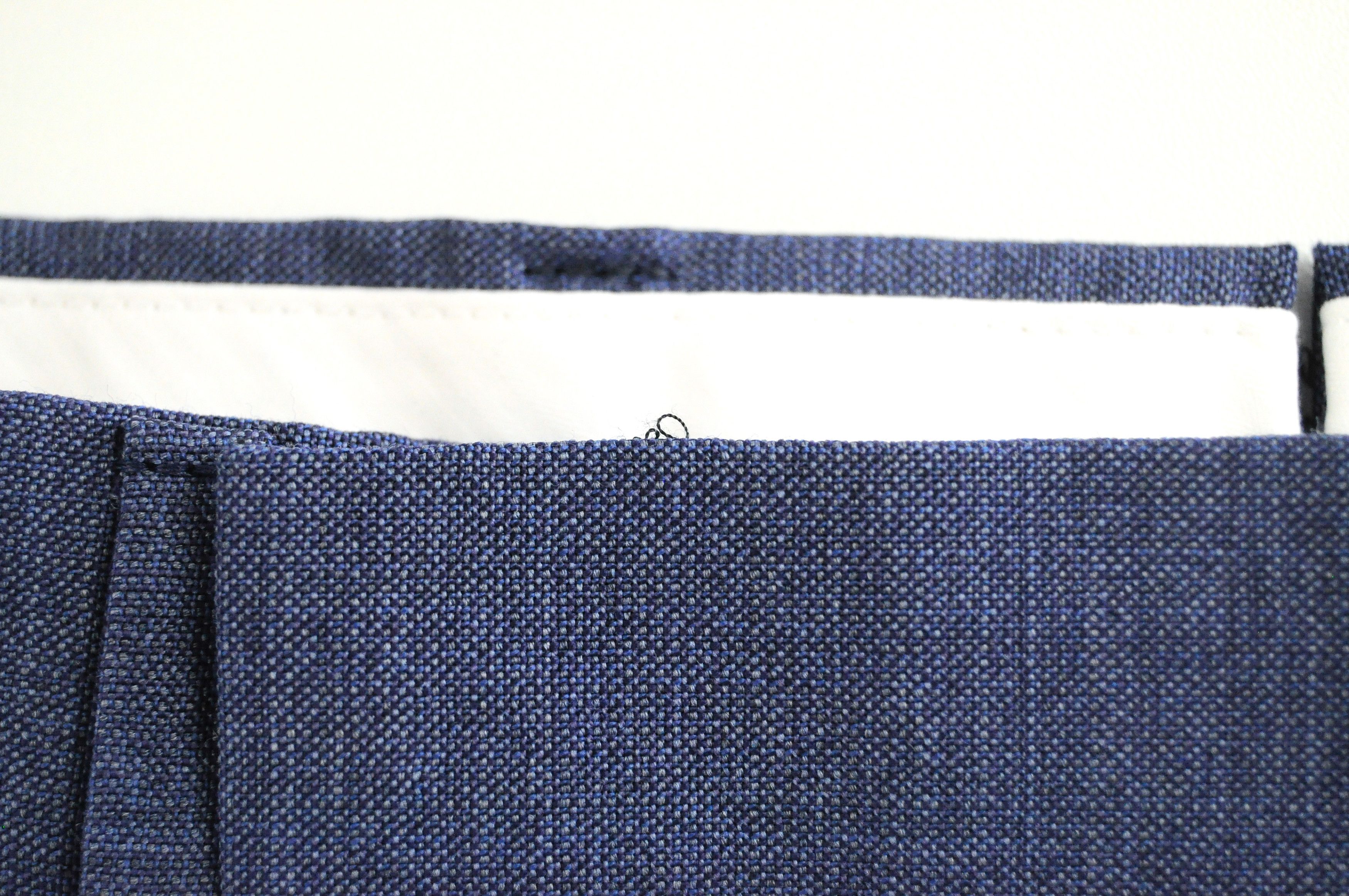 Suitsupply WASHINGTON UK26R Blue Wool Pleated Trousers 60140 Size US 26 / EU 42 - 6 Thumbnail