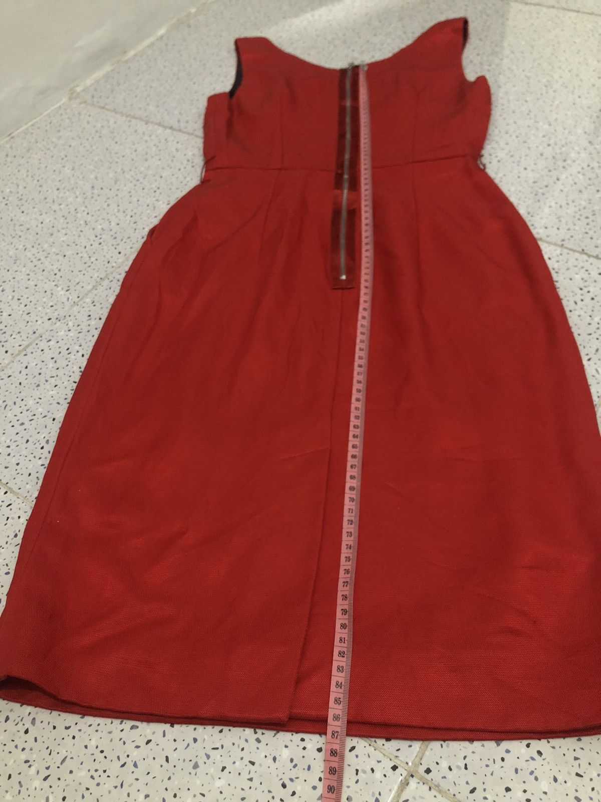 Designer × Dolce & Gabbana × Vintage Dolce & Gabbana Red Midi Dress Size XS / US 0-2 / IT 36-38 - 13 Thumbnail
