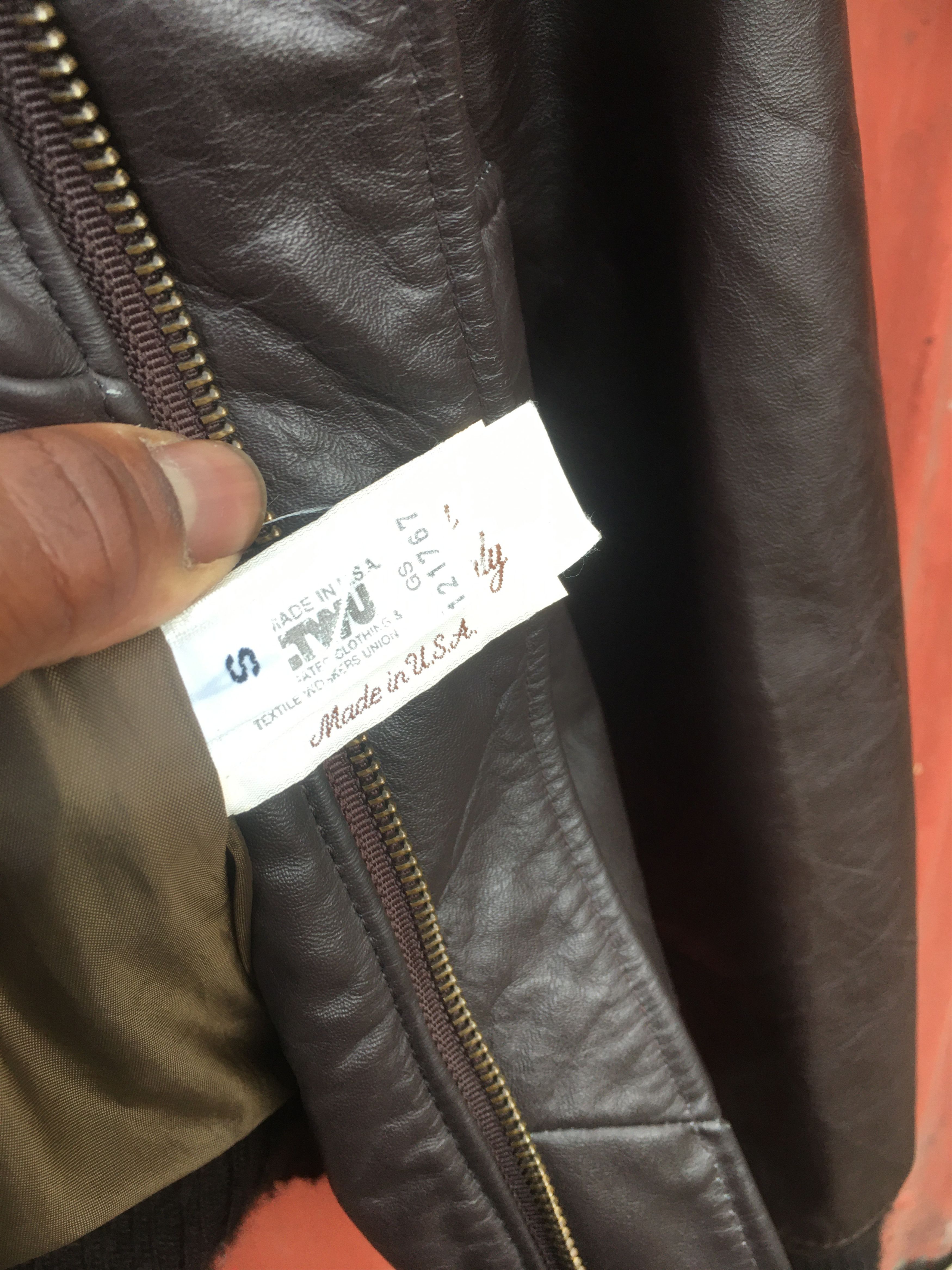 Other U.S Army Air force TYPE A-2 Brown Bomber Leather Jacket Size US S / EU 44-46 / 1 - 8 Thumbnail