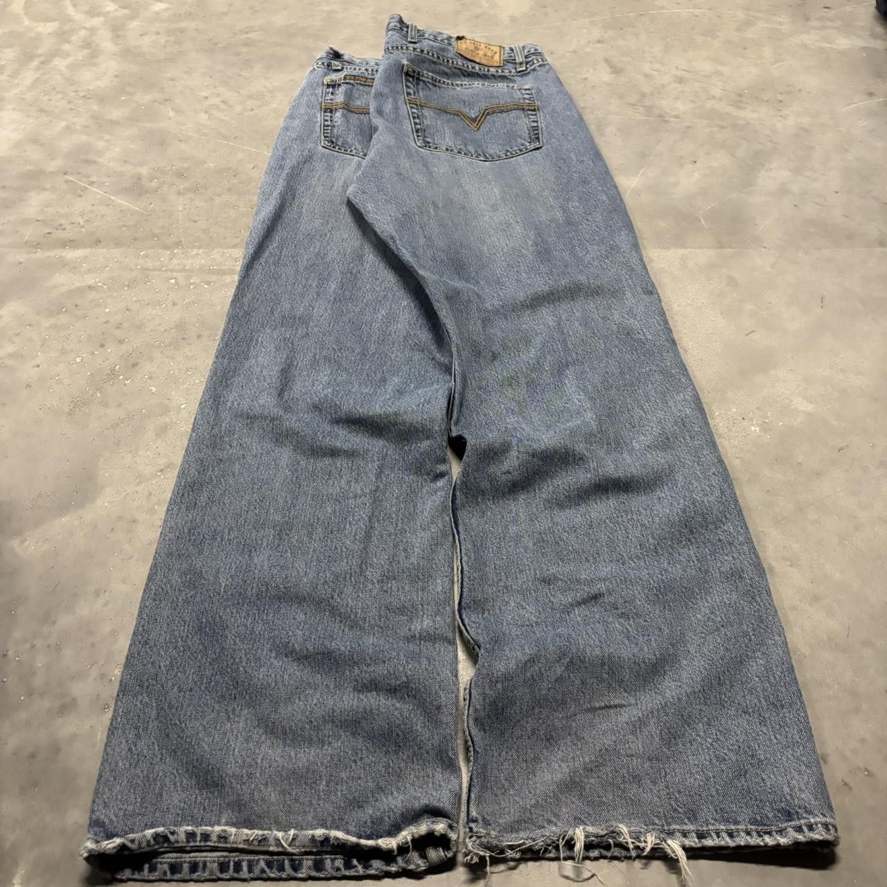 U.S. Polo Assn. × Vintage Crazy Vintage Y2K/2000s Baggy Grunge Medium Wash U.S. Polo Assn. Skater Denim Jeans! Size US 40 / EU 56 - 4 Thumbnail