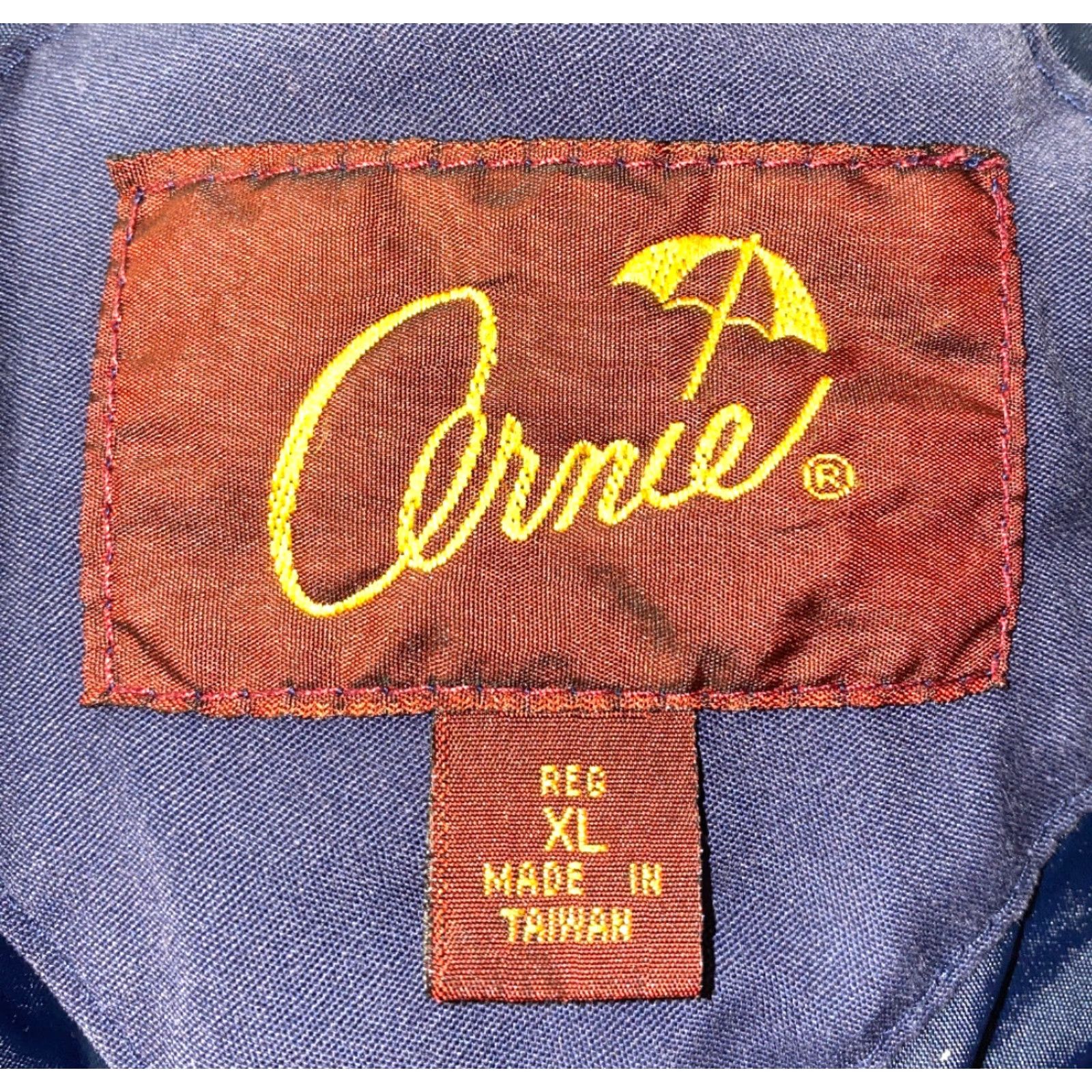 Vintage VINTAGE Arnie Mens Navy Blue Snap Button Front Jacket Size XL Size US XL / EU 56 / 4 - 5 Thumbnail