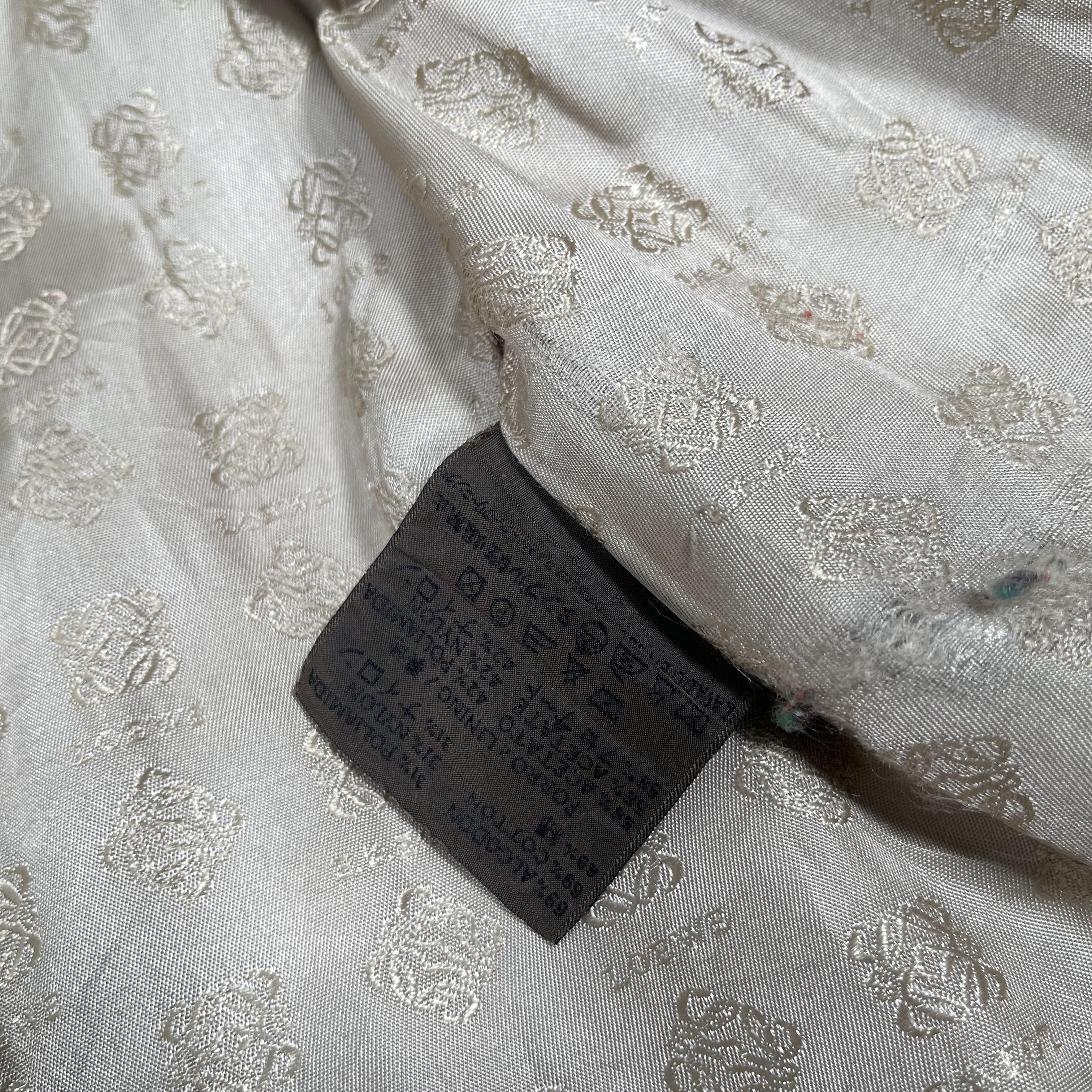 Loewe Trench Double Breasted Trench Coat Vintage 1980s