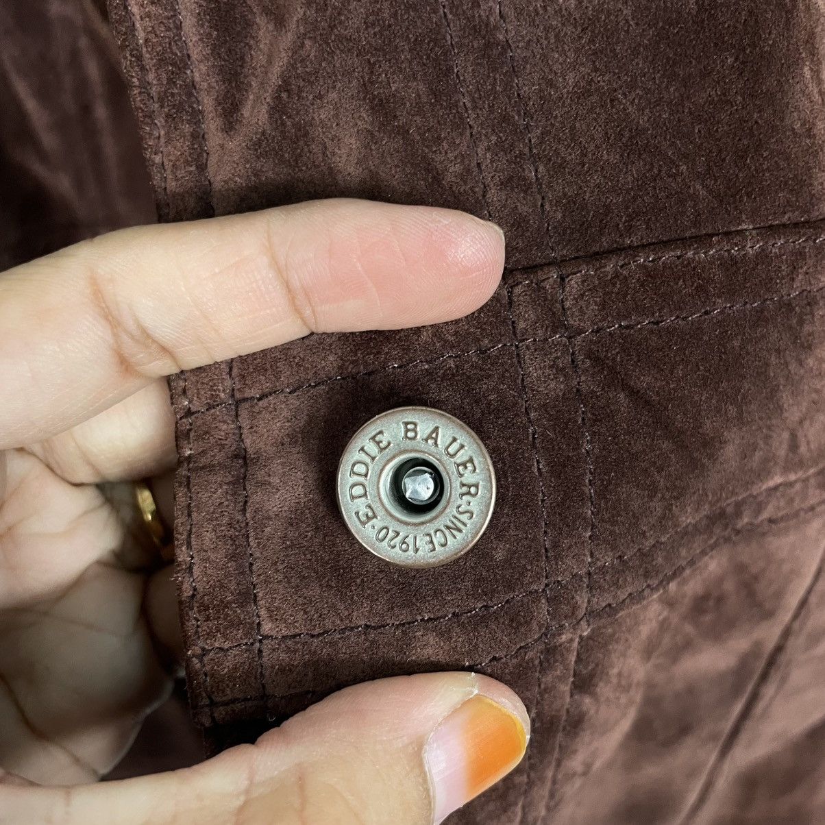 Eddie Bauer Edfie Bauer Seattle Suede Women Jacket Size L / US 10 / IT 46 - 14 Thumbnail