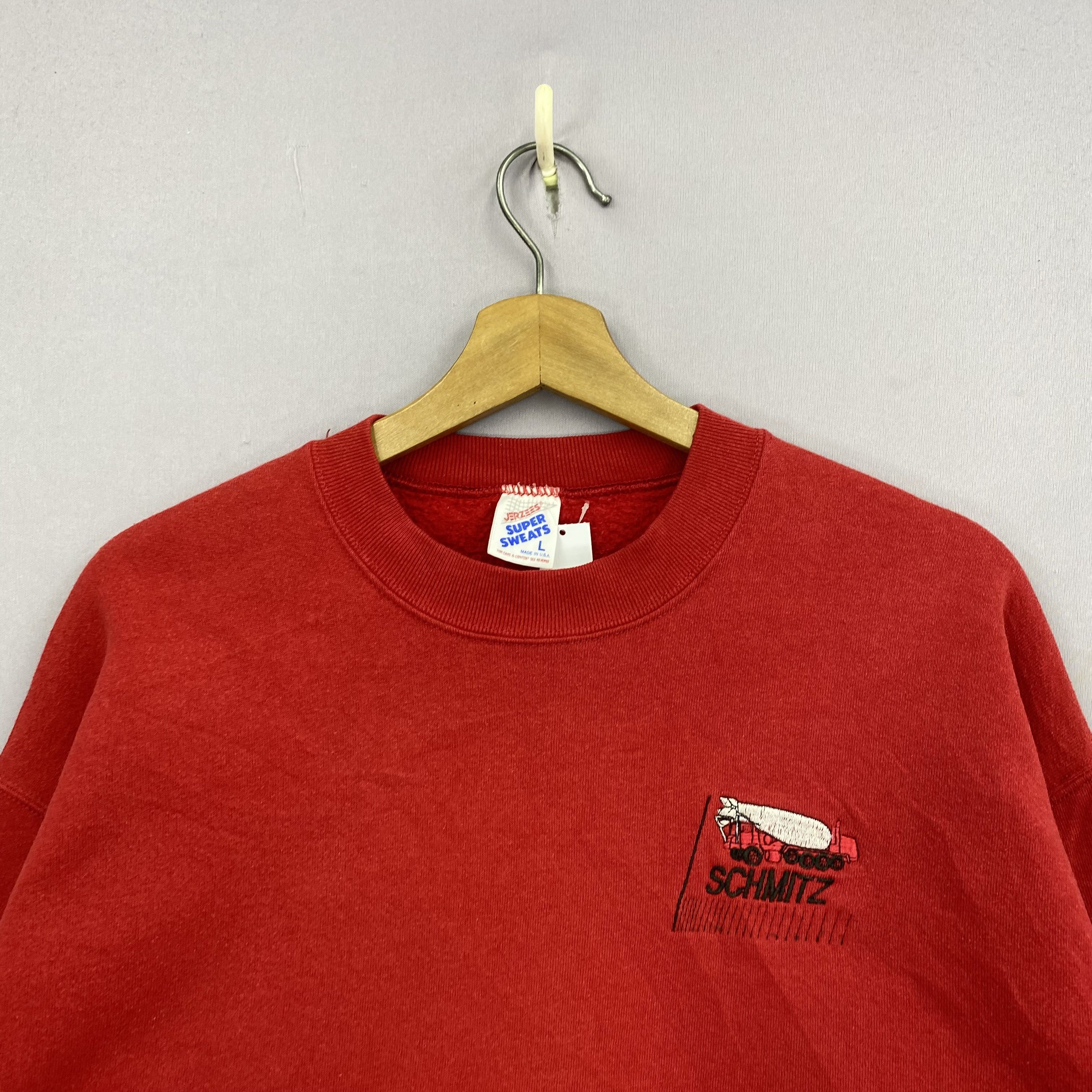 Vintage Vintage Schmits Mixer Lorry Sweater Sweatshirt Jumper Size US M / EU 48-50 / 2 - 2 Thumbnail