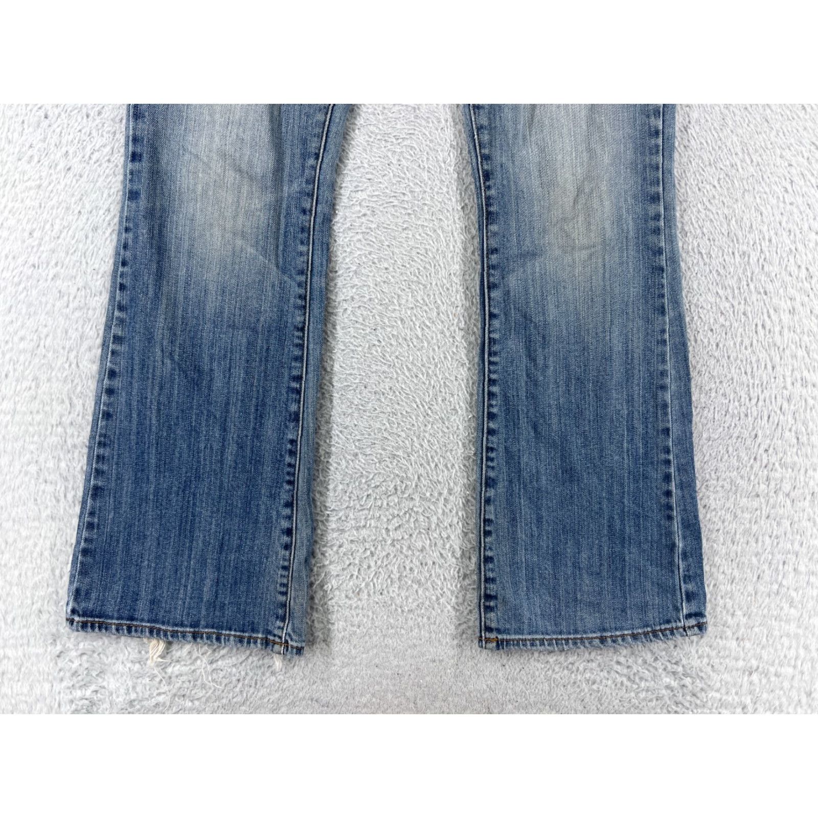 Lucky Brand Lucky Brand Jeans Women’s 4 Blue Denim Straight 5-Pocket Stretch Inseam 30in USA Size 27" / US 4 / IT 40 - 6 Thumbnail