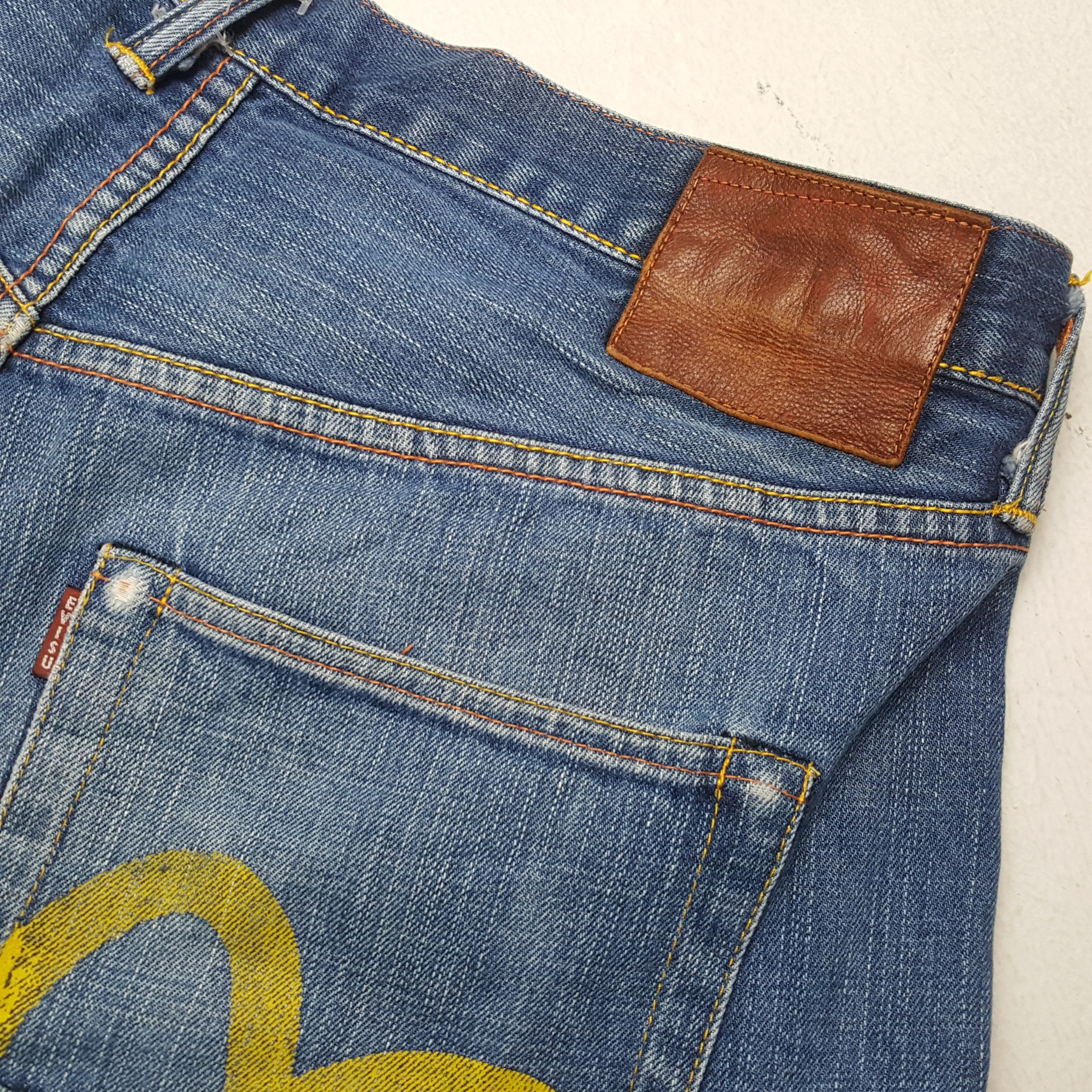 Evisu × Japanese Brand × Vintage Vintage EVISU Japanese Brand Daicock Custom Design Jeans Size US 36 / EU 52 - 14 Thumbnail